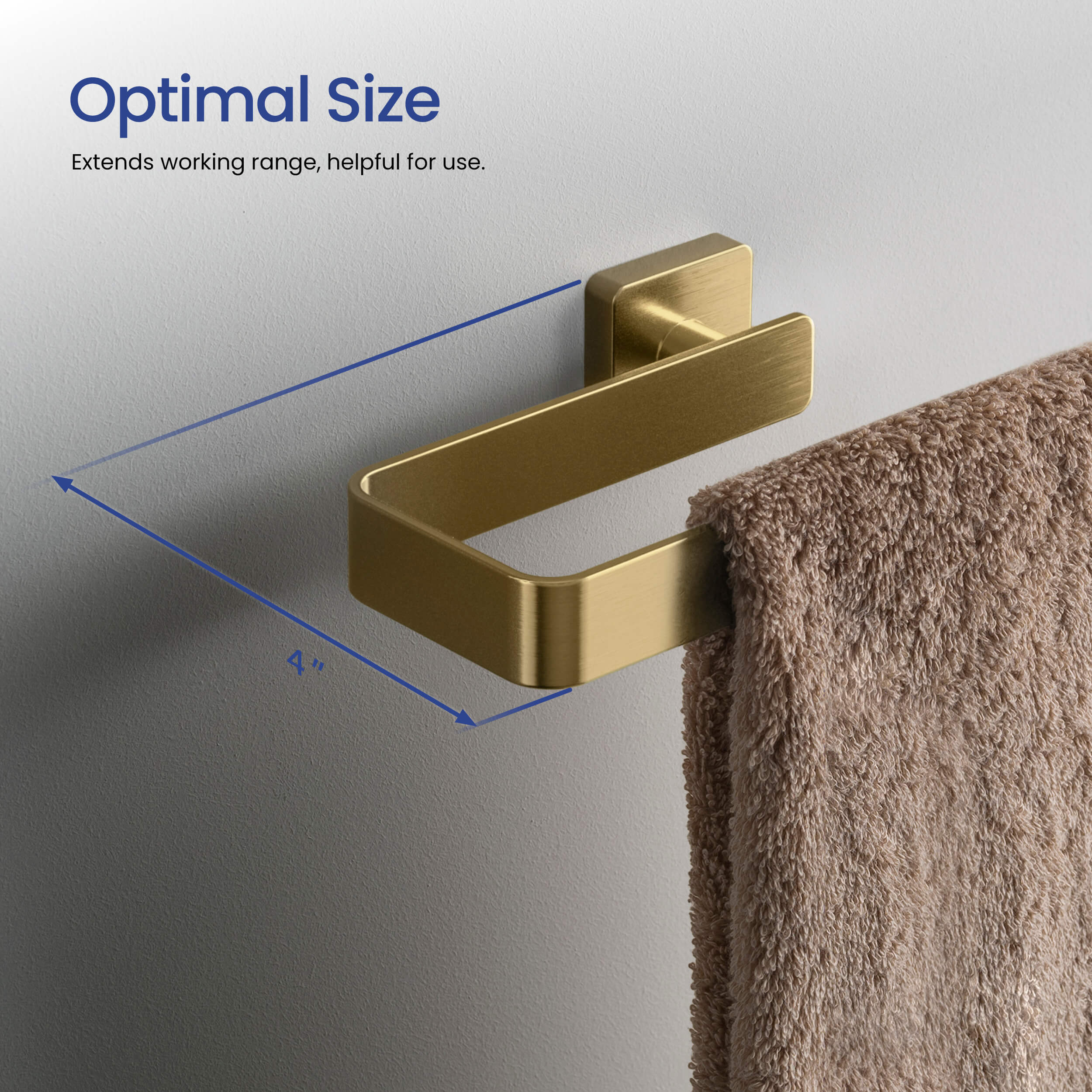 Blaze 10 inch Bathroom Towel Holder KBA1603