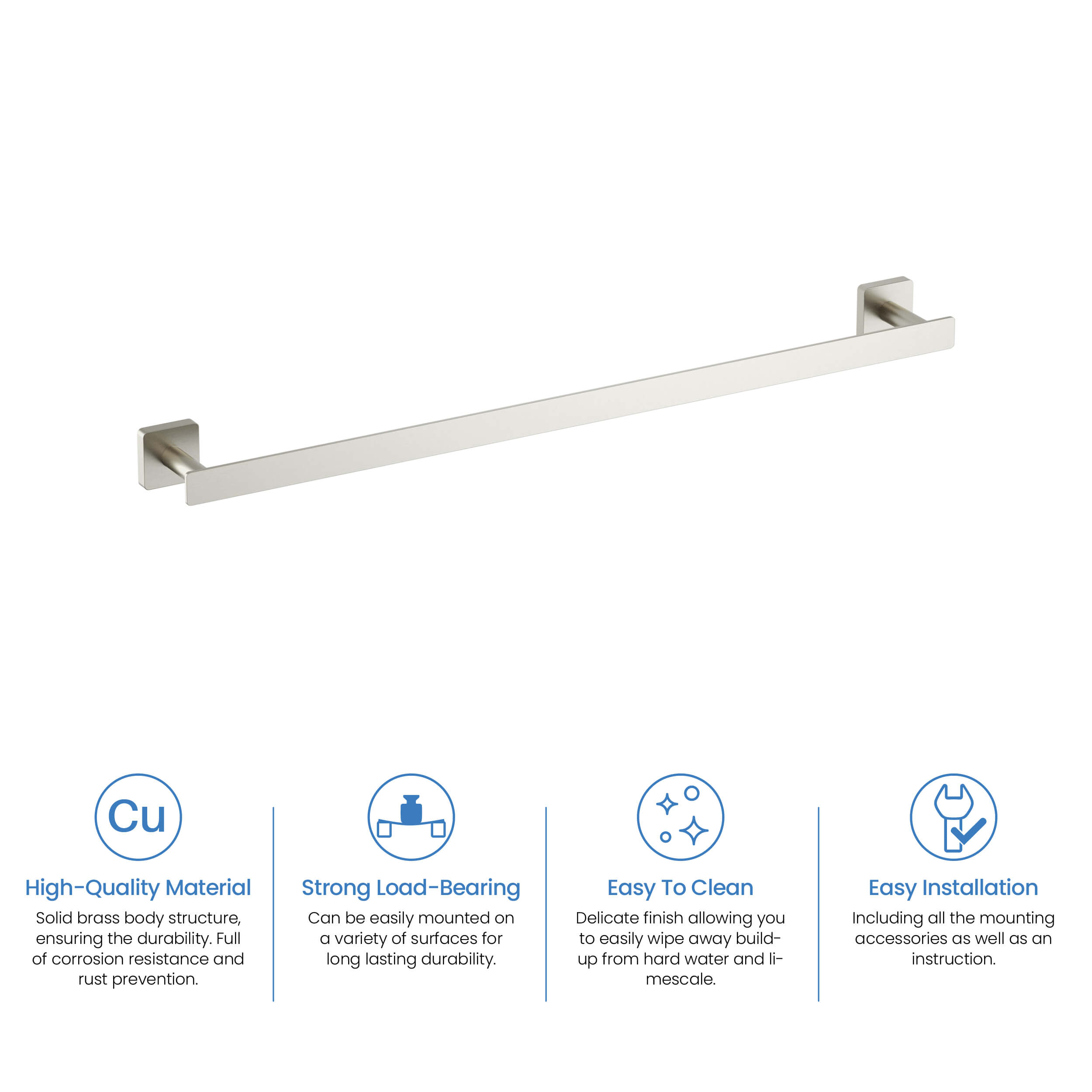 Blaze 24 inch Bathroom Towel Bar KBA1604