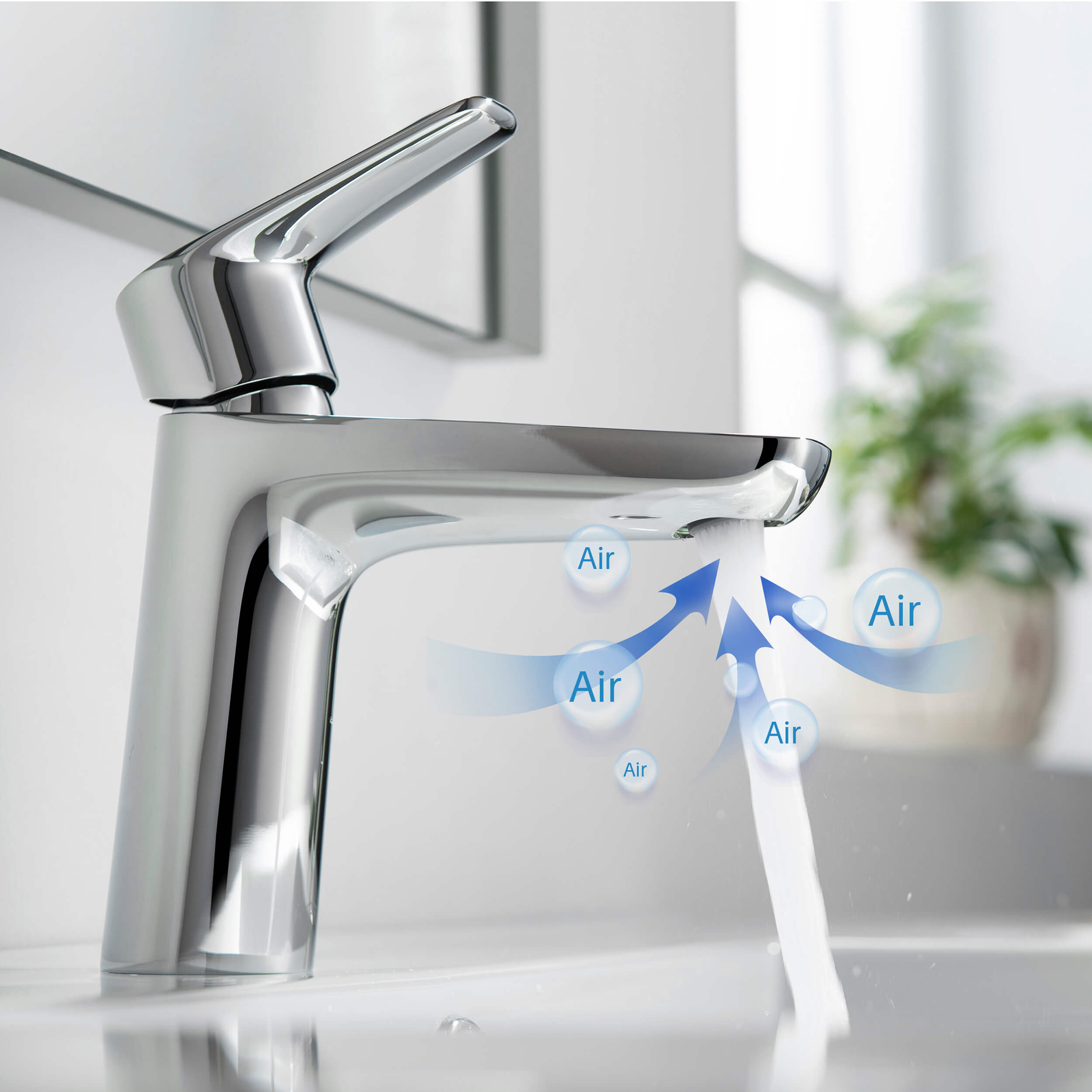 Harmony Single Handle Bathroom Vanity Sink Faucet with Pop Up Drain C-KBF1011-KPW100