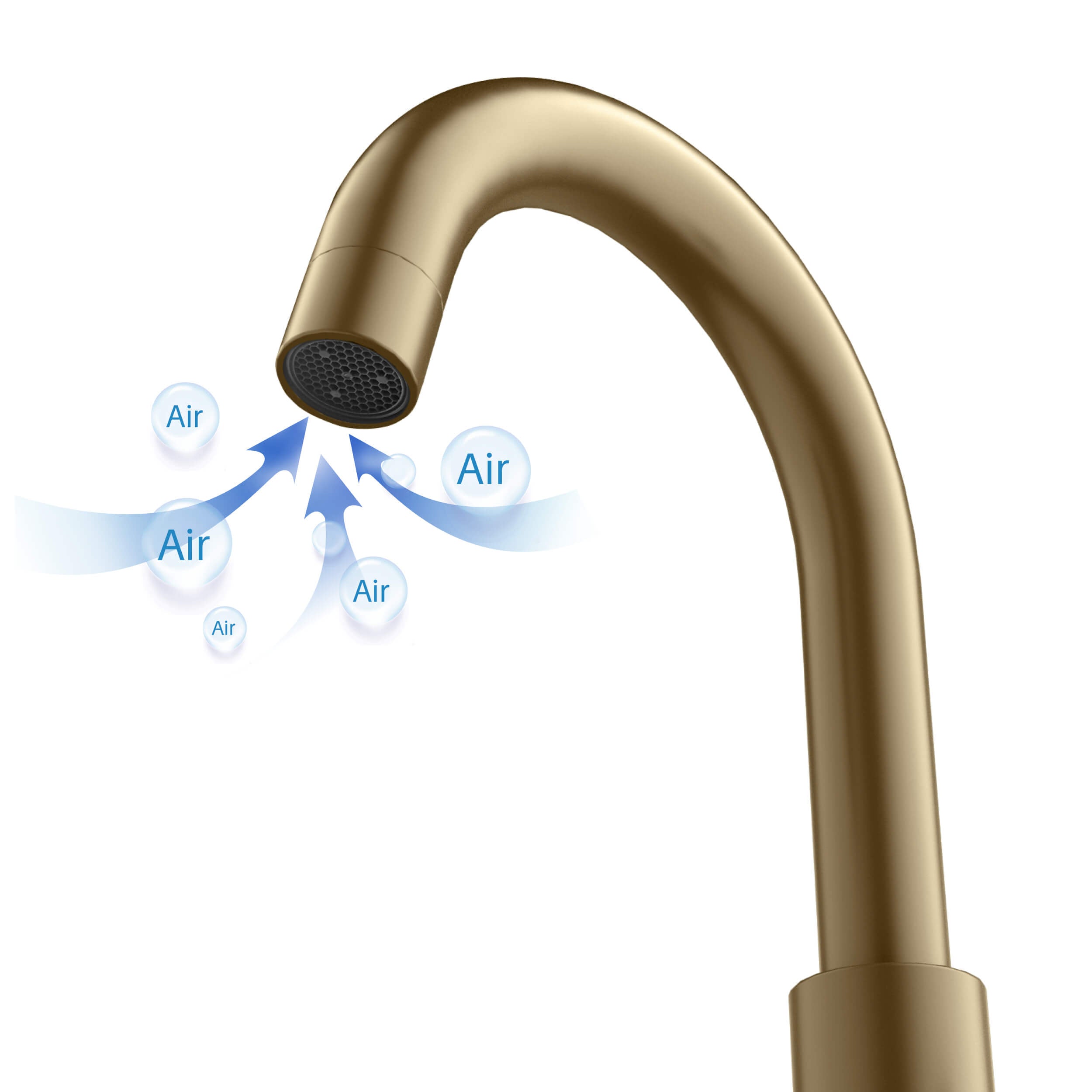 Circular 8″ Widespread Bathroom Sink Faucet with Drain Assembly – KBF1016
