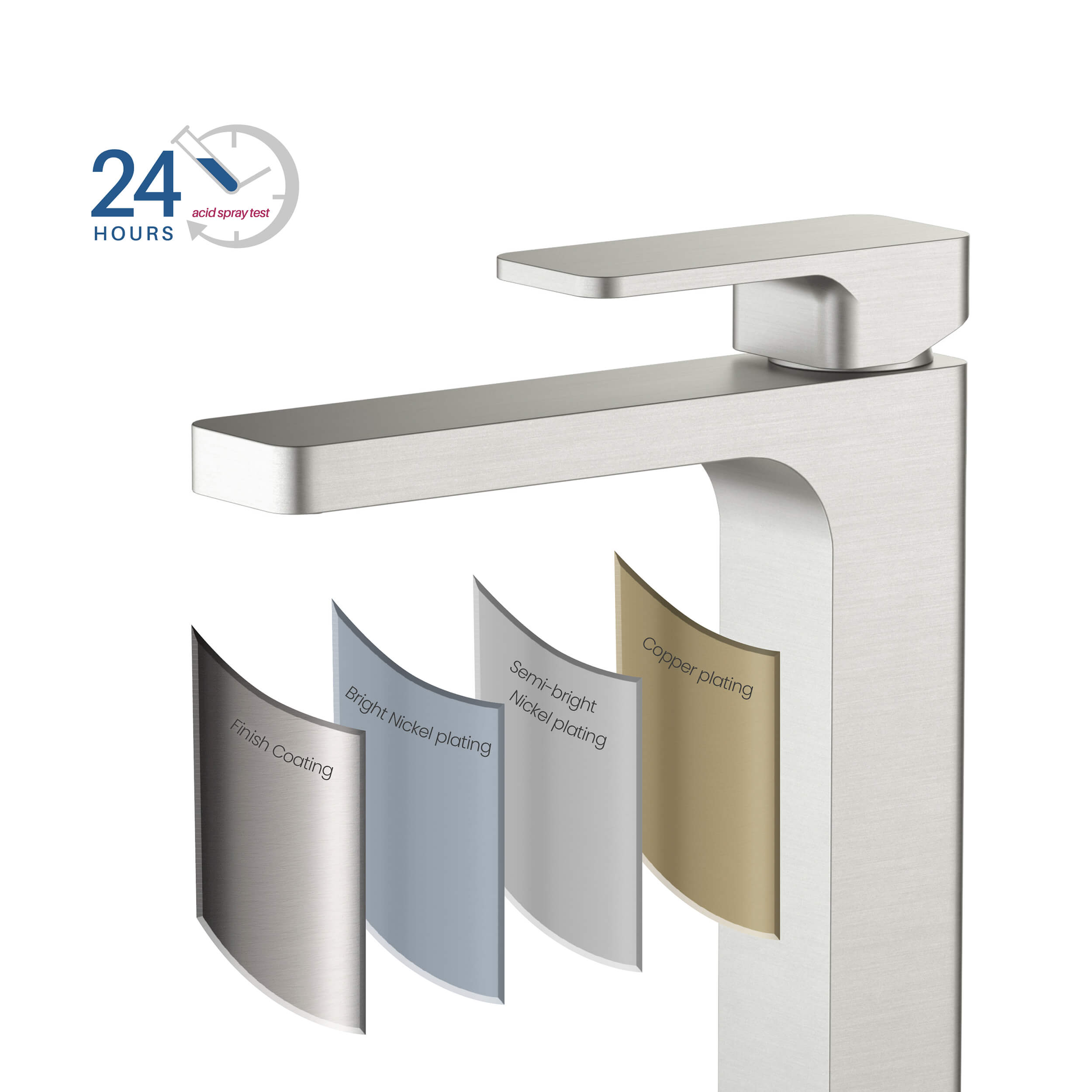 Blaze-T Single Handle Bathroom Vessel Sink Faucet with Pop Up Drain C-KBF1018-KPW101