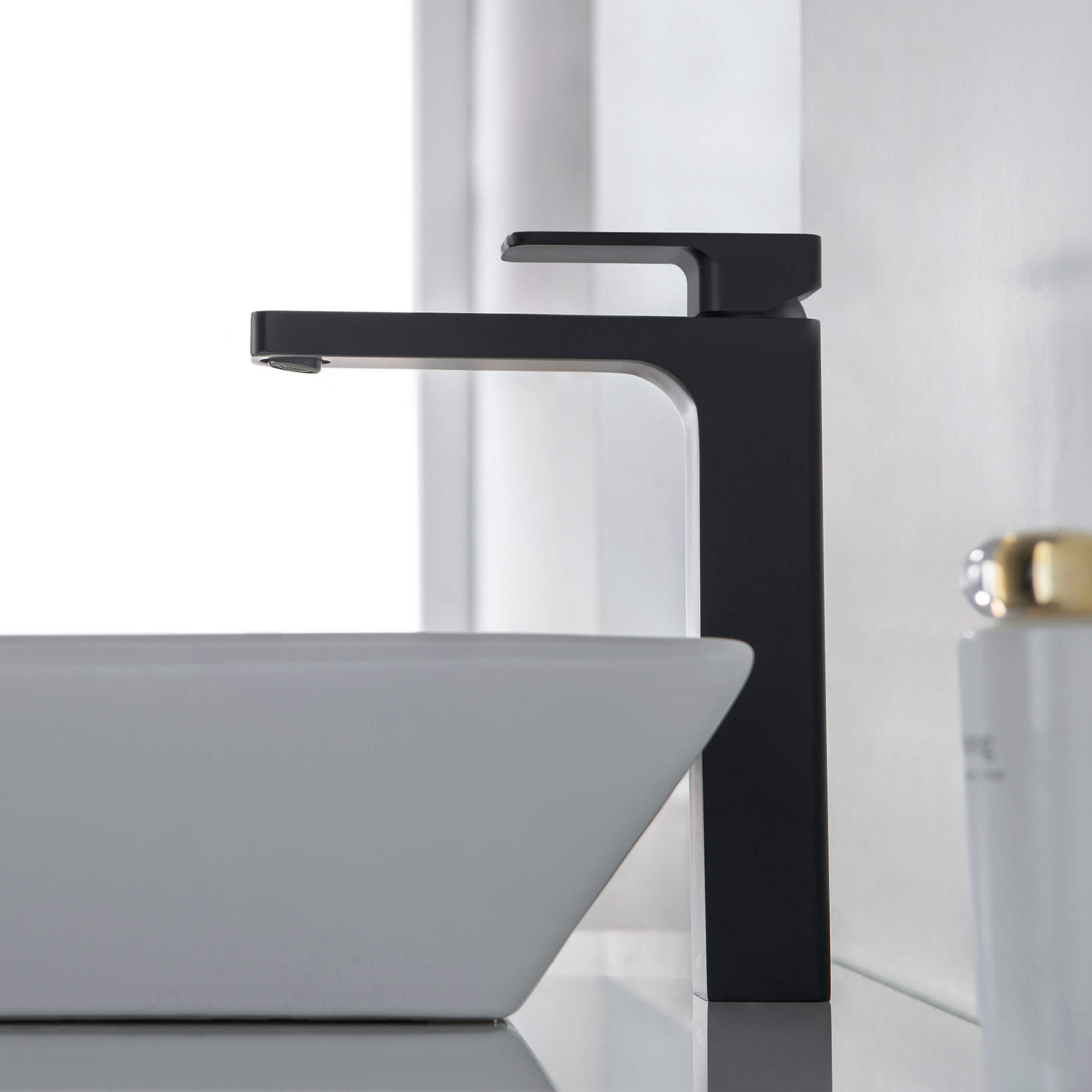 Blaze-T Single Handle Bathroom Vessel Sink Faucet with Pop Up Drain C-KBF1018-KPW101