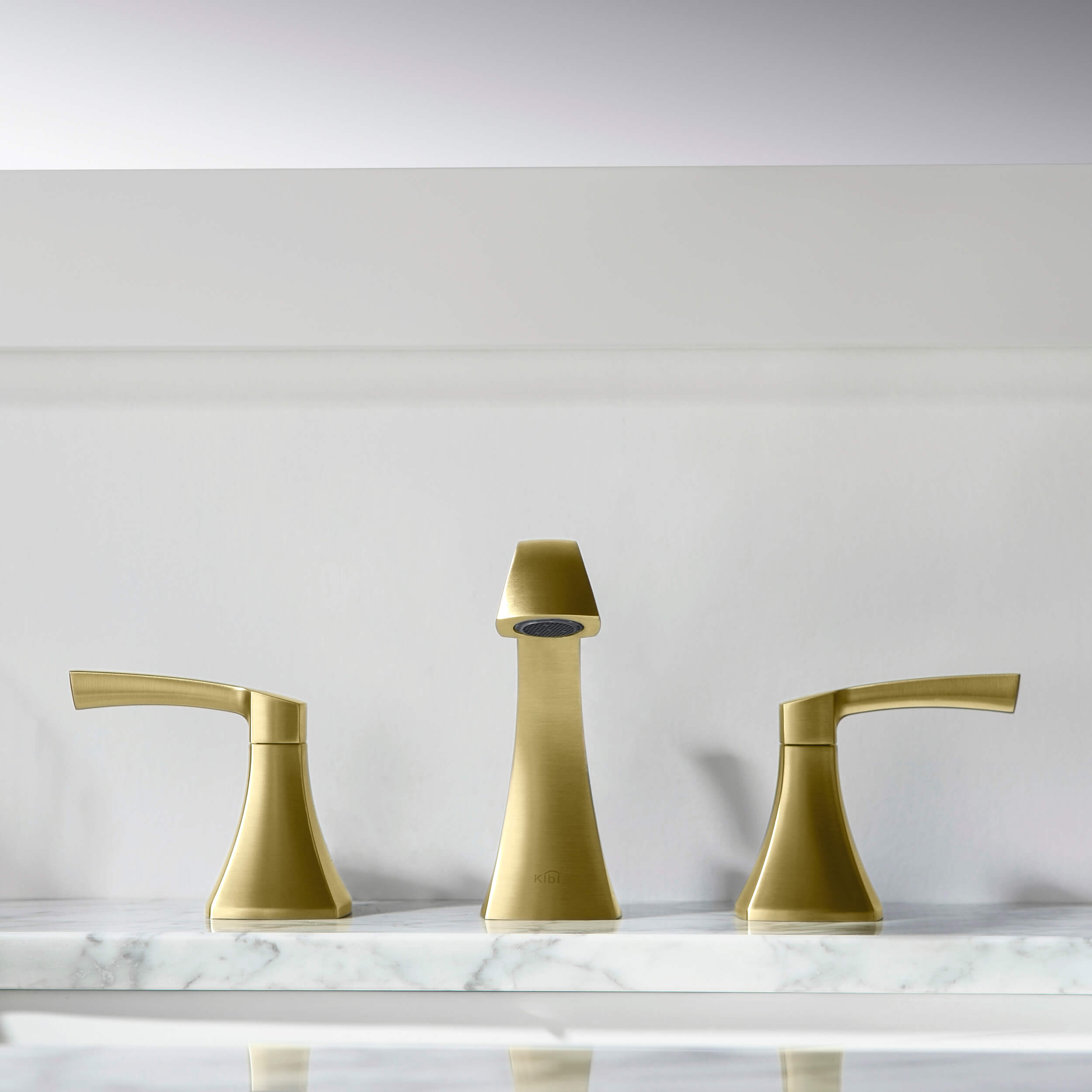 Pyramid II Bathroom Sink 8" Widespread Faucet with Drain Assembly KBF1022
