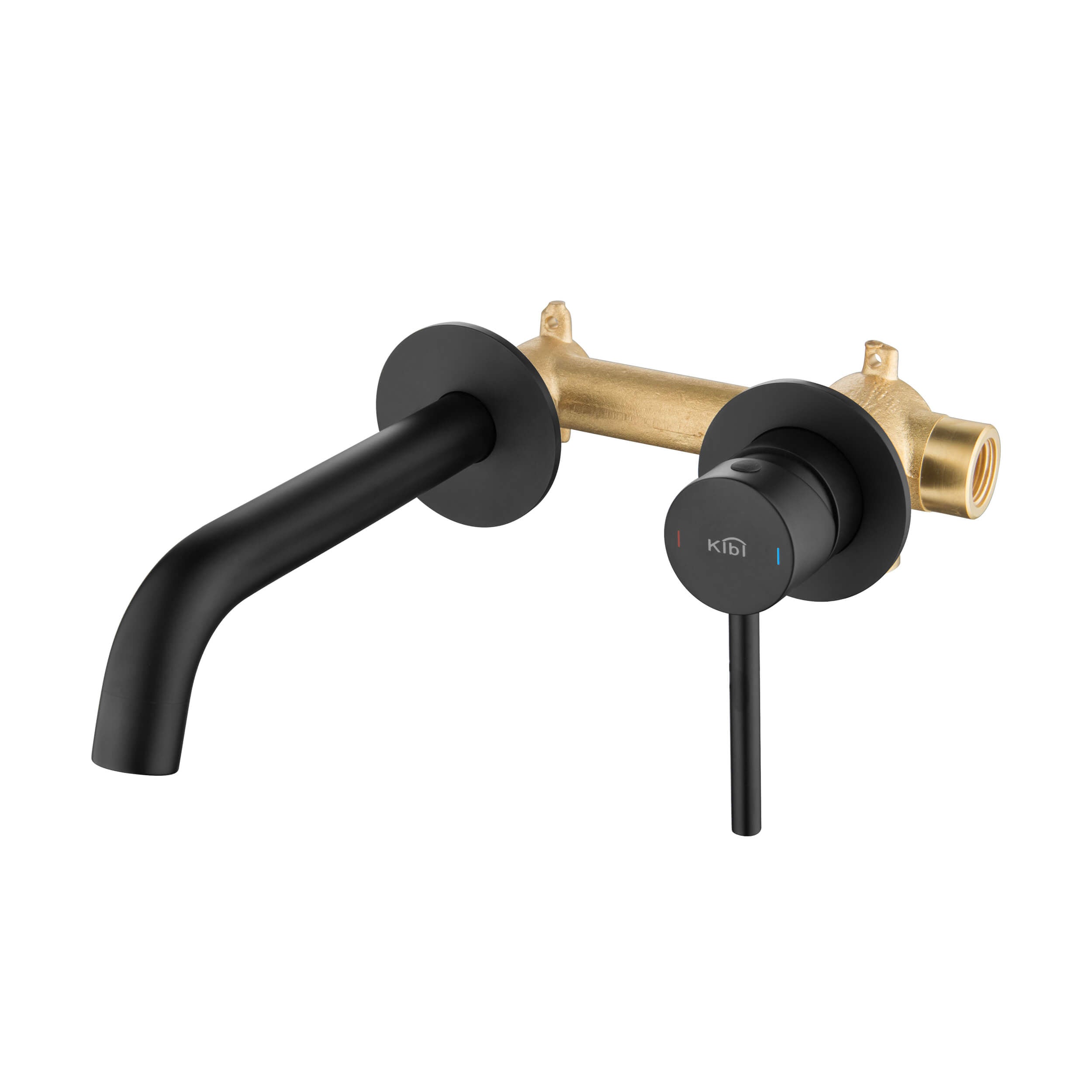 Circular Single Handle Wall Mounted Bathroom Sink Faucet KBF1023