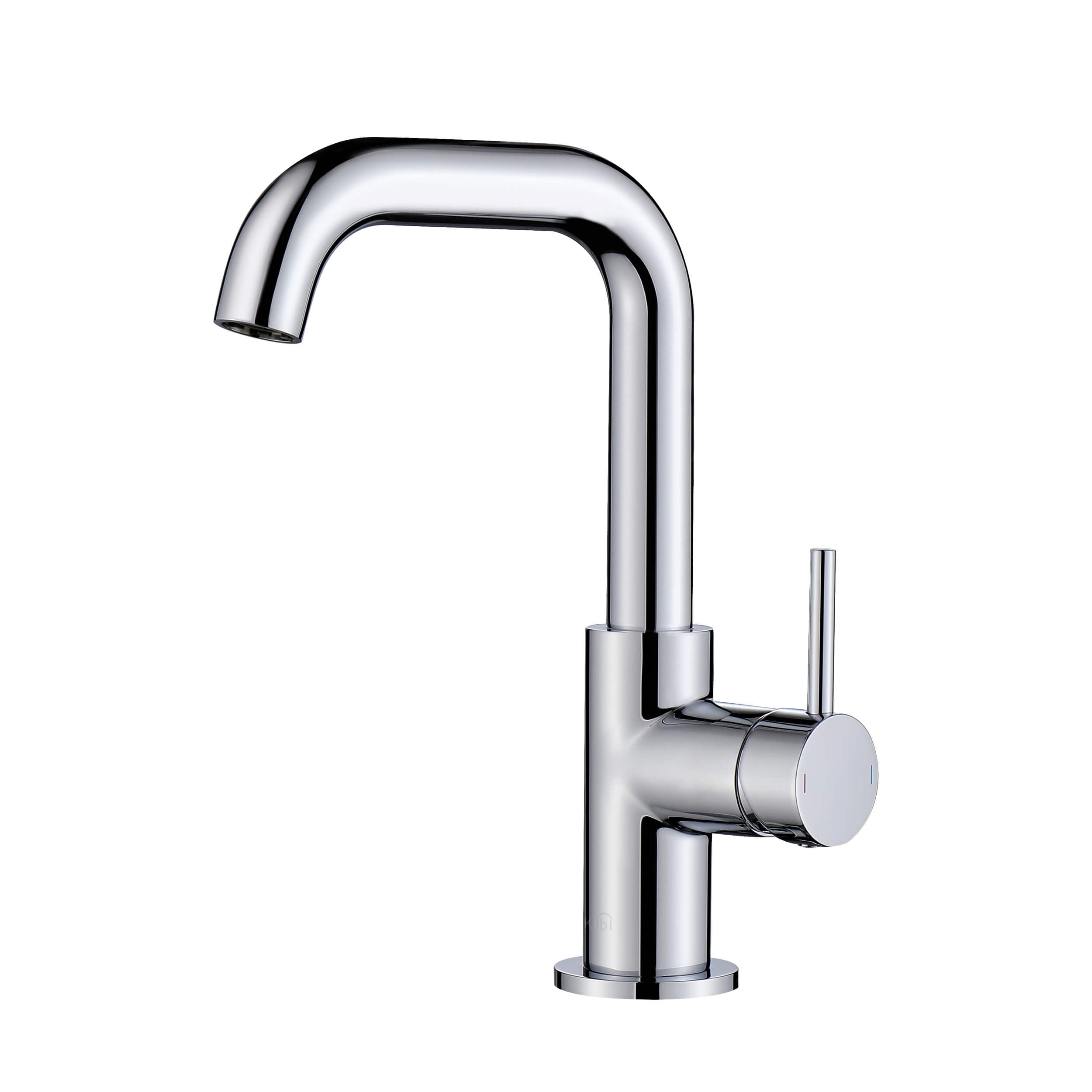Macon Single Handle High-Arc Bathroom Vanity Sink Faucet - C-KBF1028