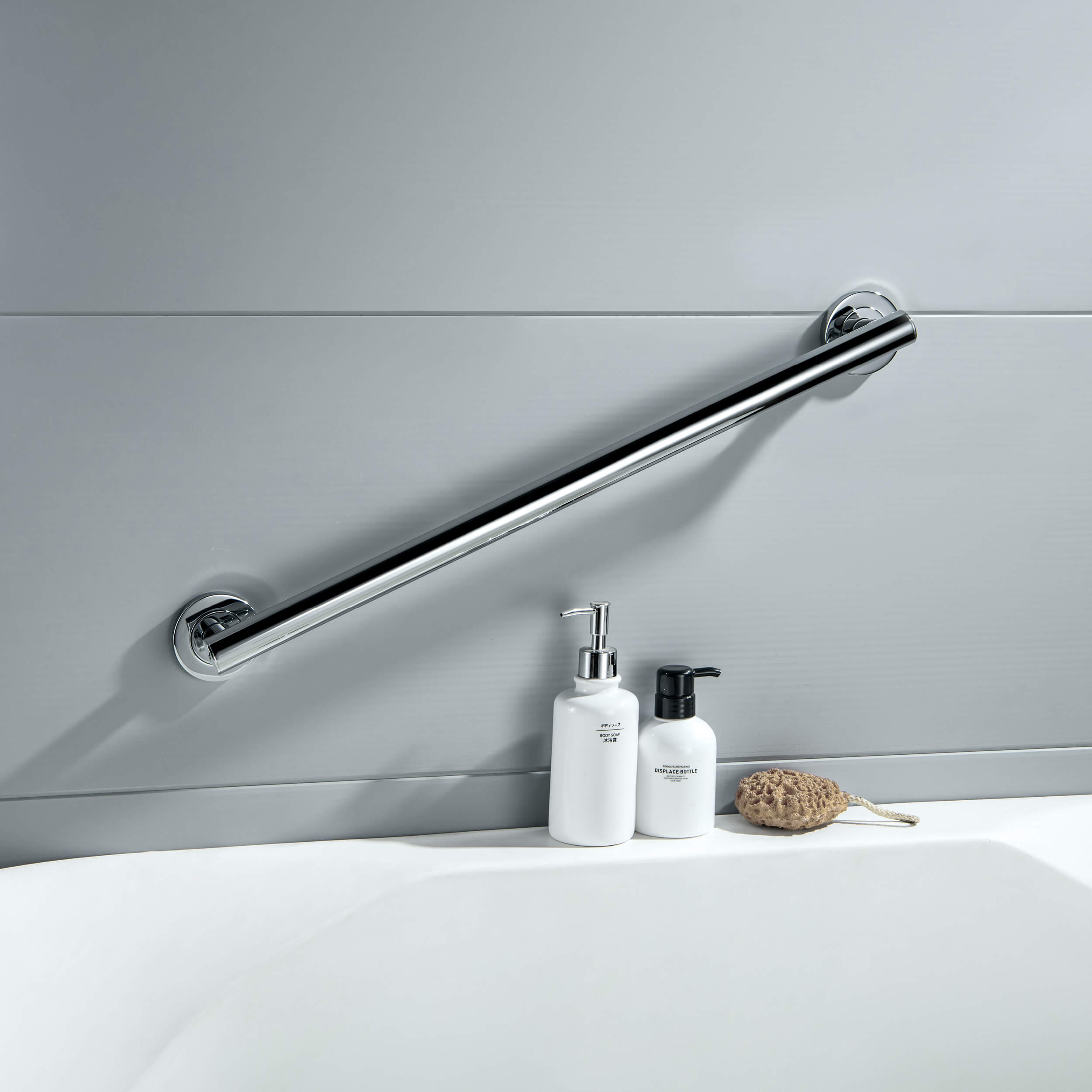 24-Inch Stainless Steel Bathroom Safety Grab Bar – KGB1124