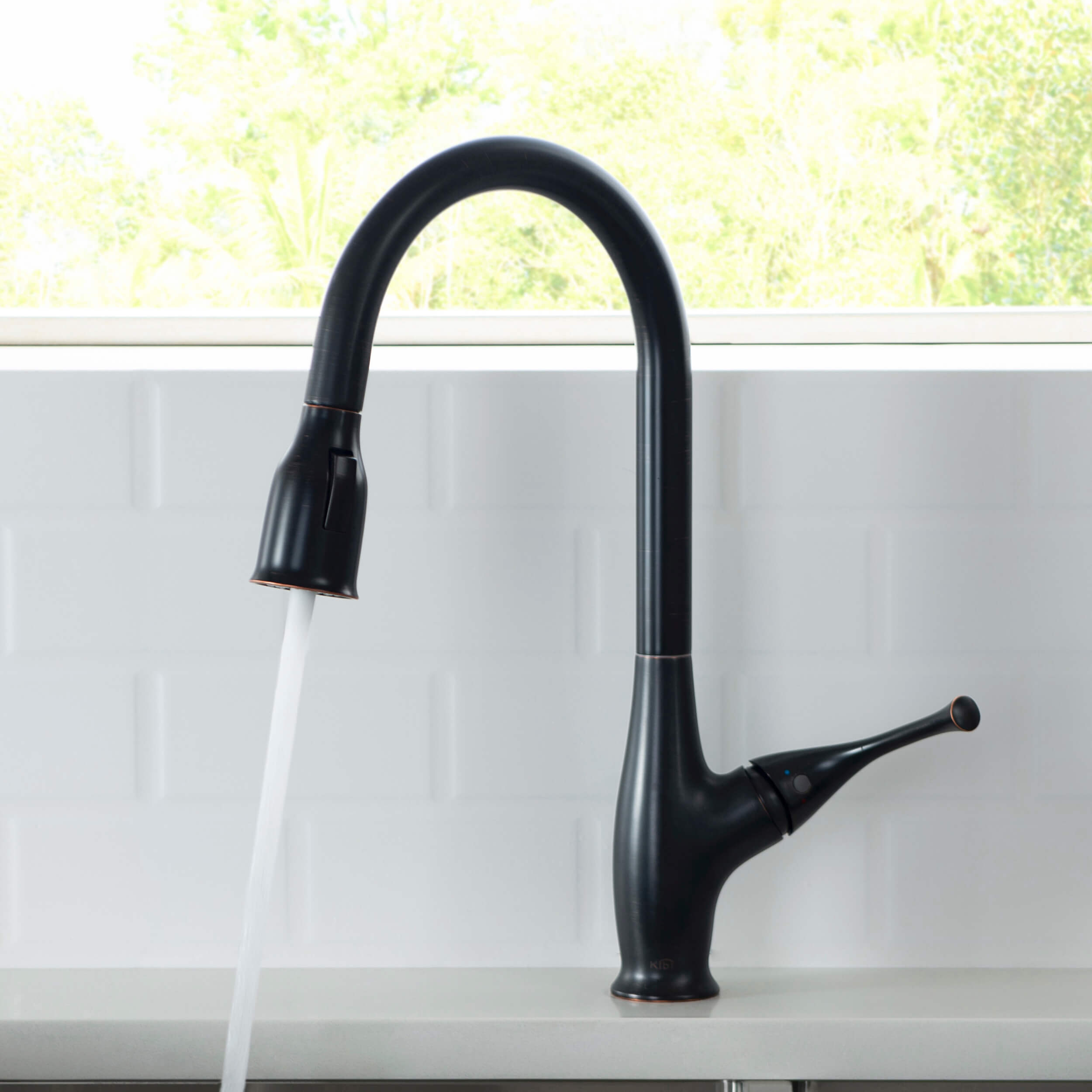 Cedar Single Handle Pull Down Kitchen Sink Faucet - KKF2010