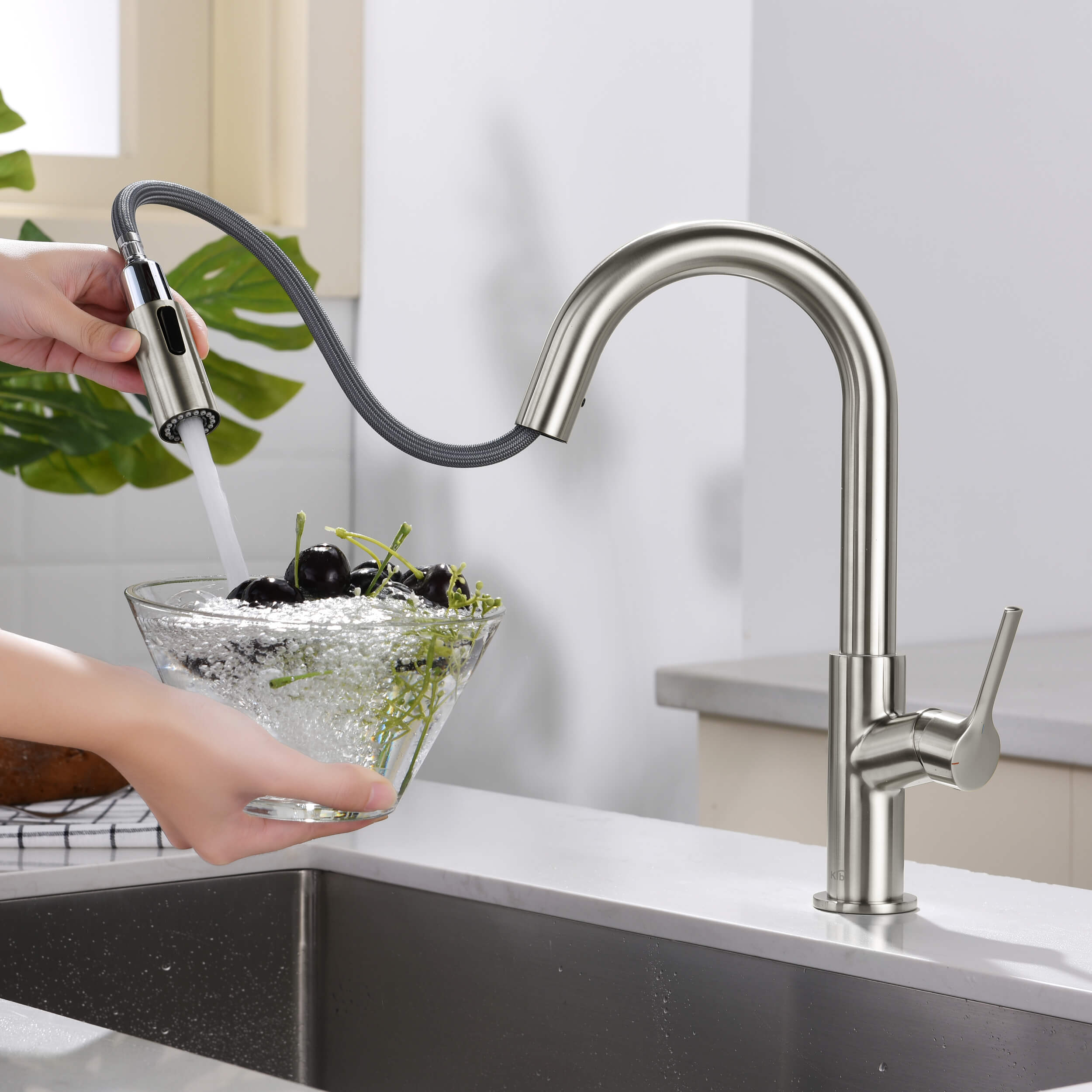 Fusion Single Handle Pull Down Kitchen & Bar Sink Faucet - KKF2017