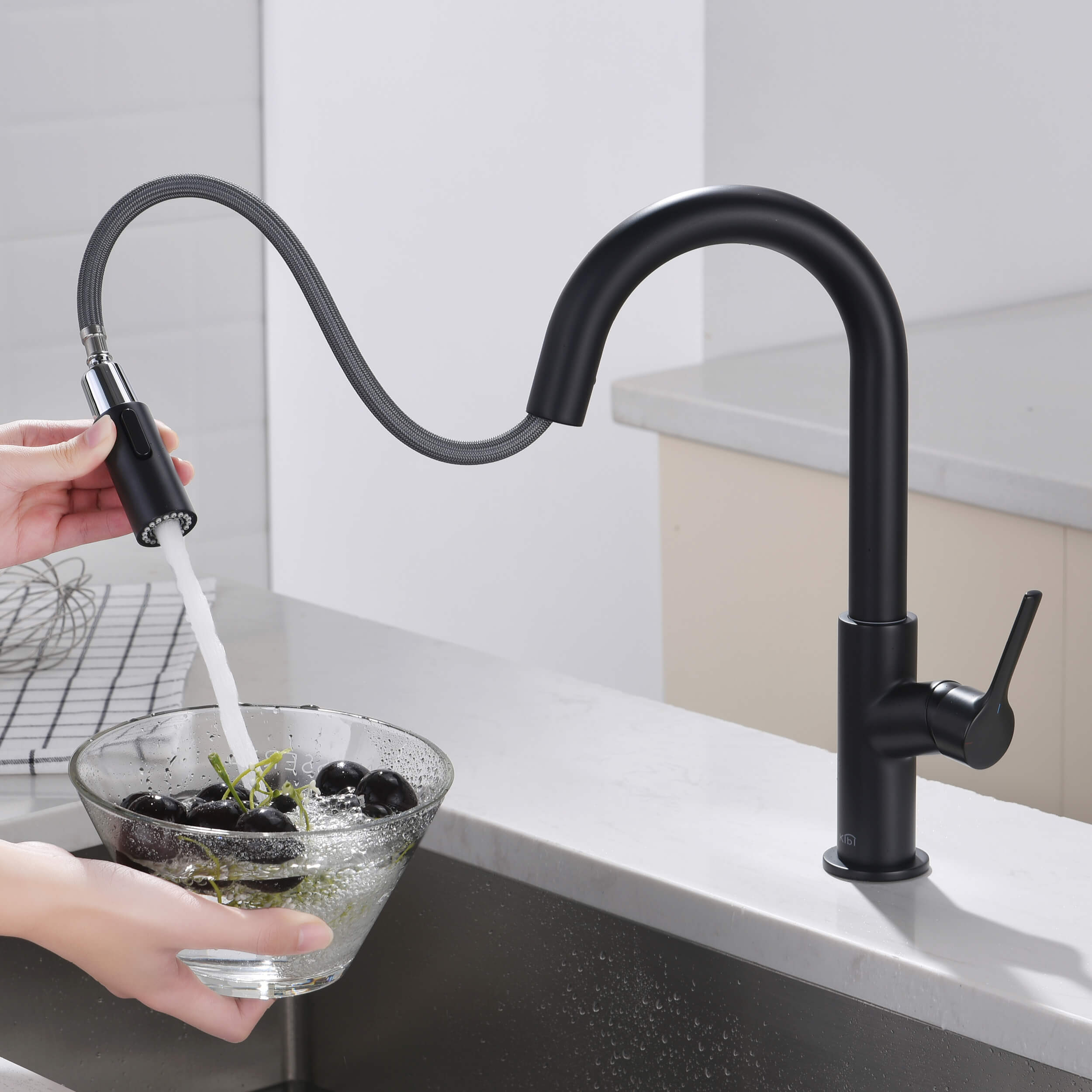 Fusion Single Handle Pull Down Kitchen & Bar Sink Faucet - KKF2017