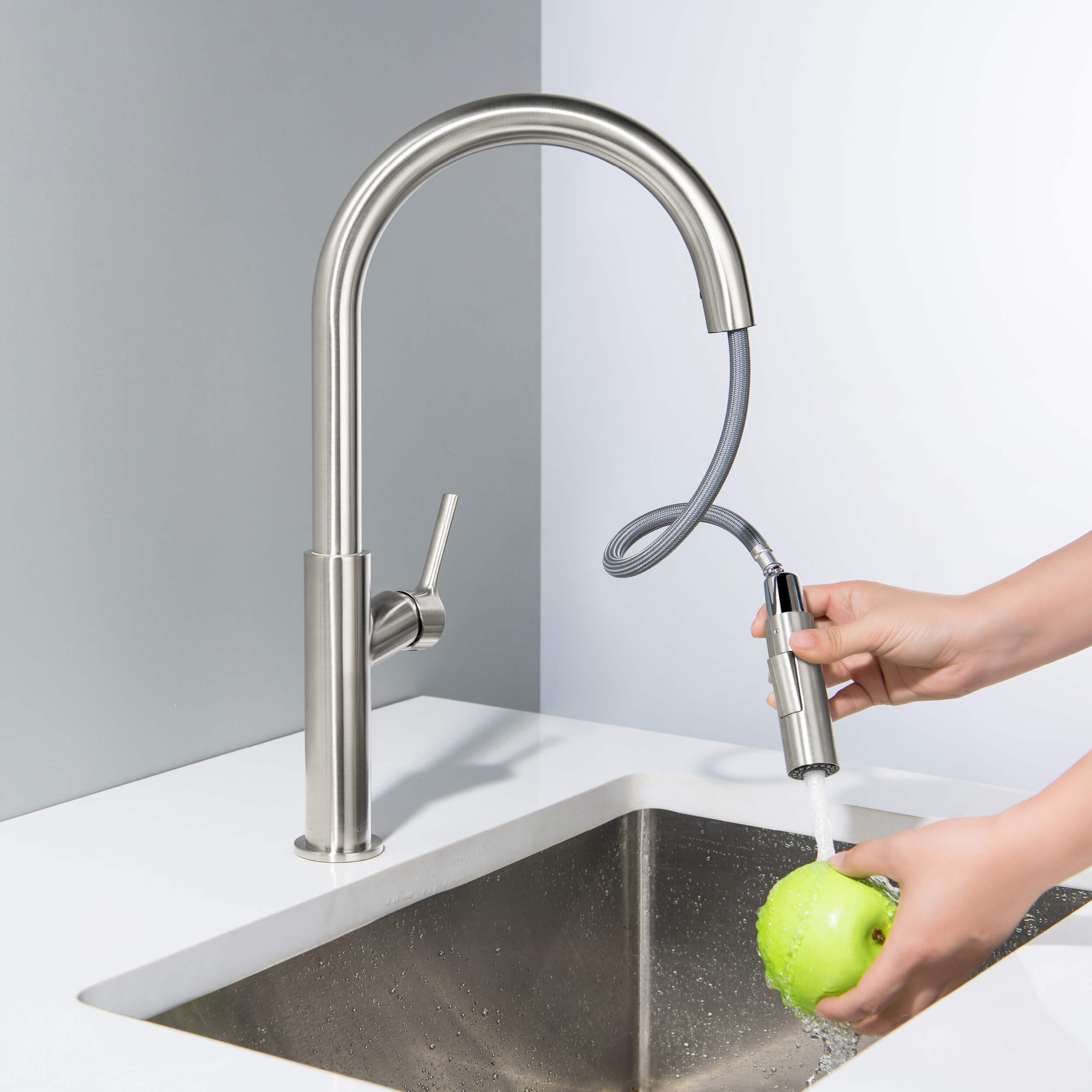 Fusion-T Single Handle Pull Down Kitchen Sink Faucet - KKF2018