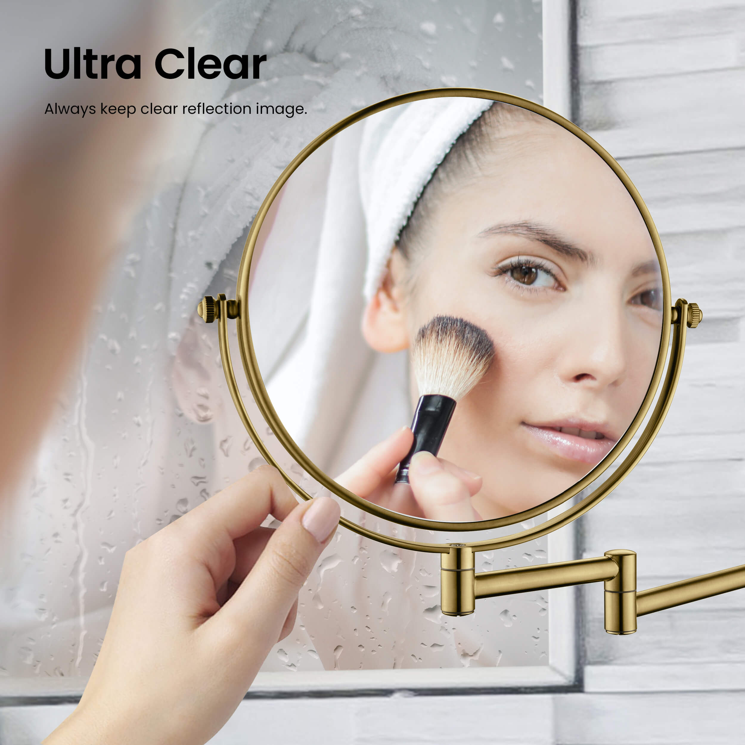 Wall Mount Magnifying Makeup Mirror KMM100