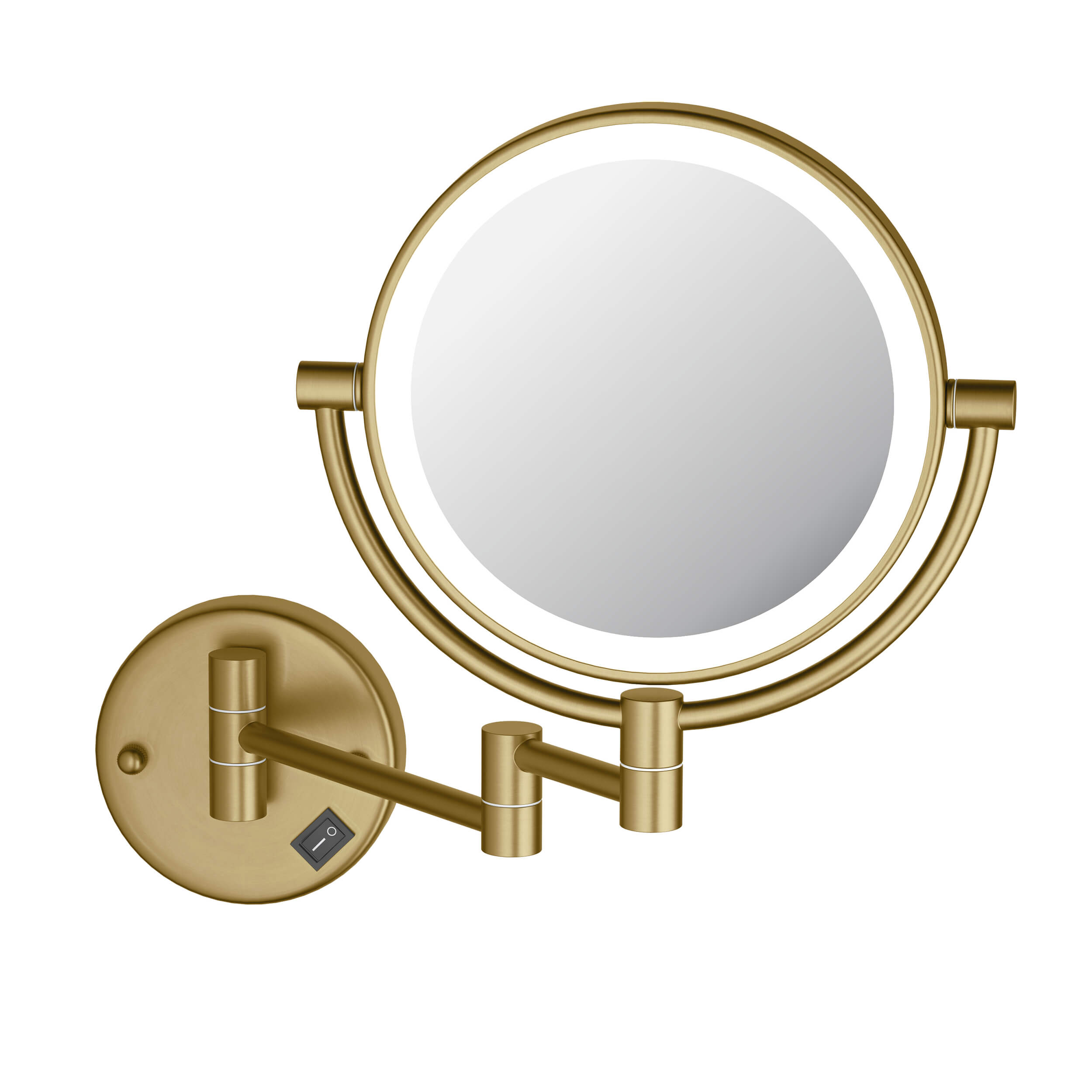 Circular LED Wall Mount Magnifying Makeup Mirror KMM101