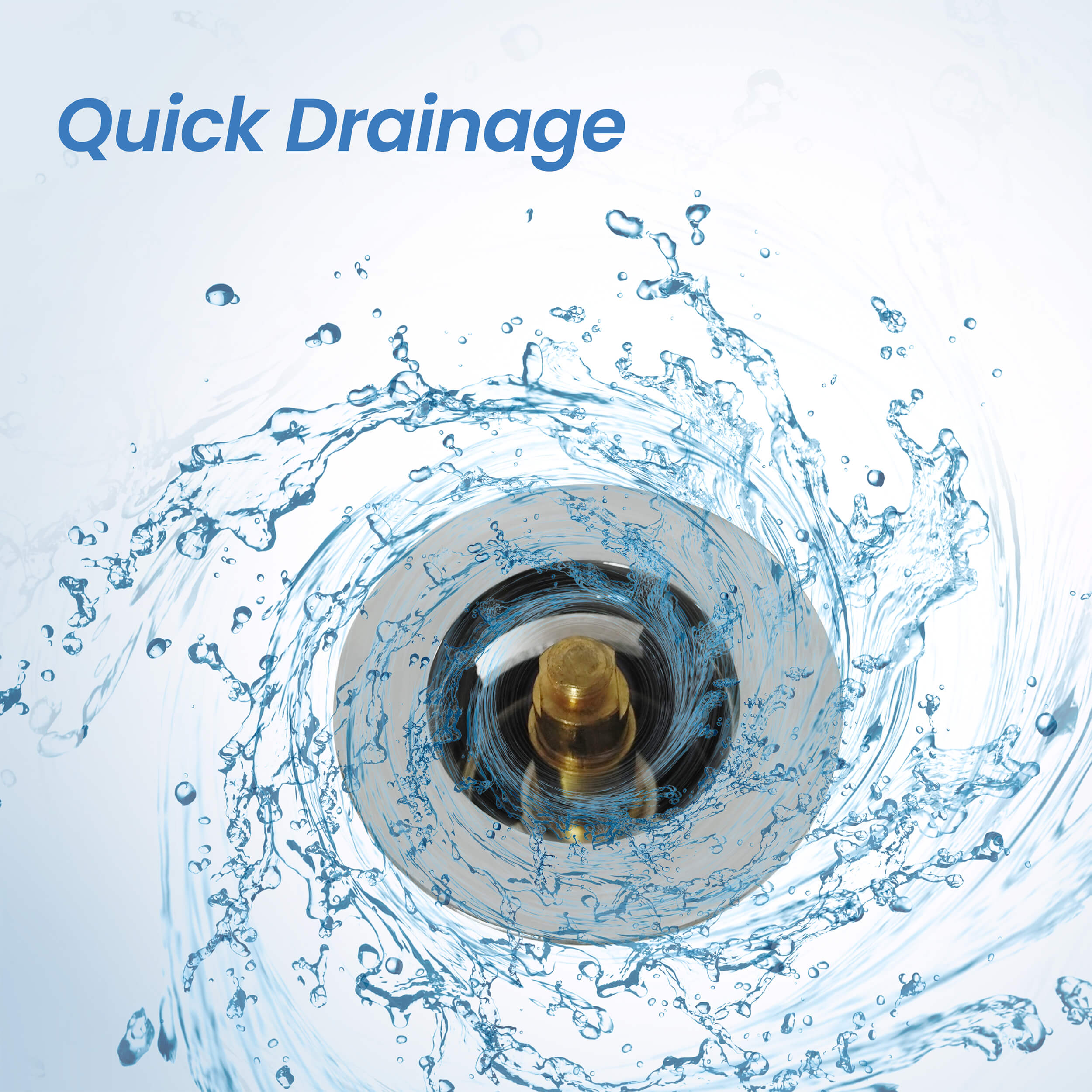 Pop Up Drain Stopper for Bathroom with Overflow KPW102