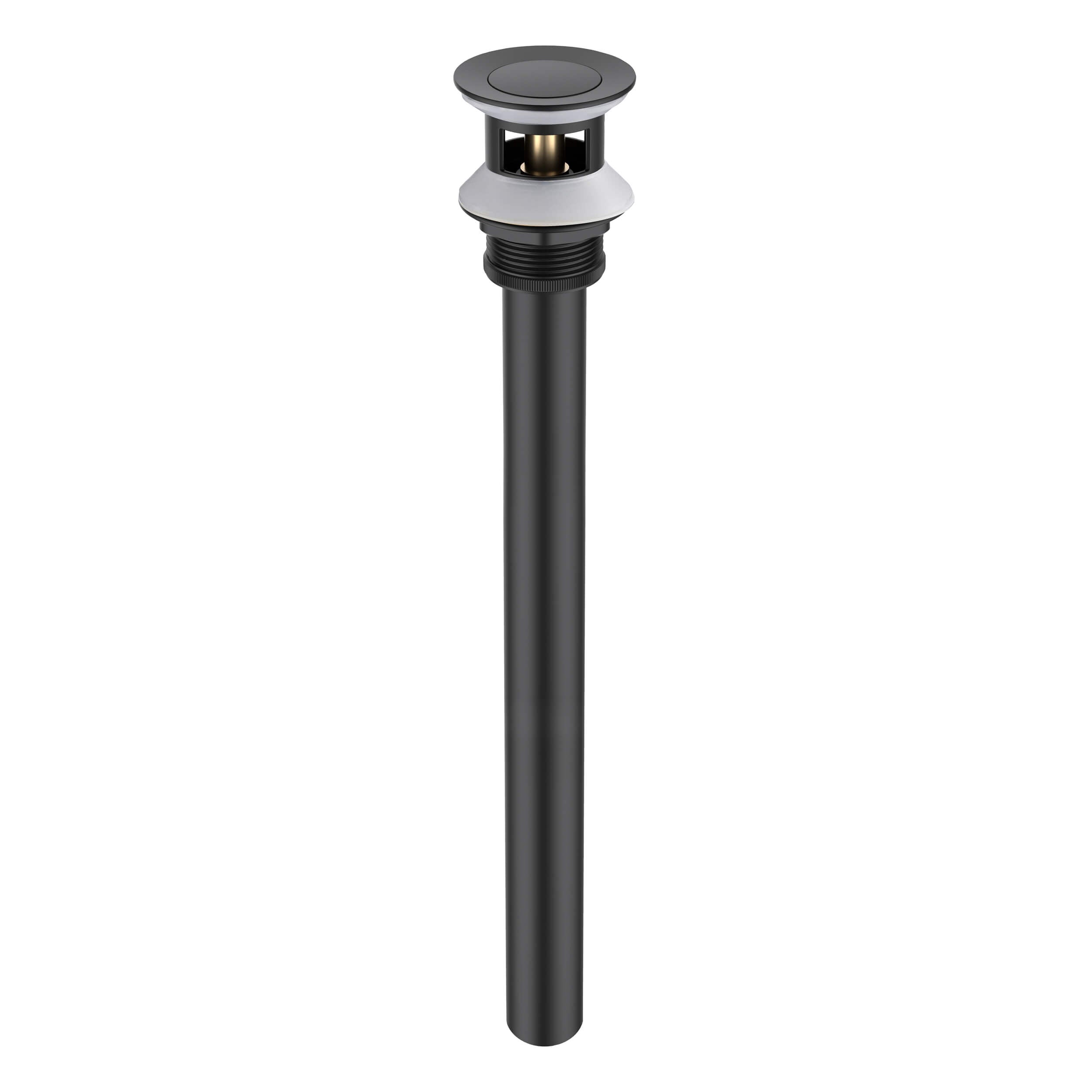 Bathroom Sink Pop Up Drain Stopper with 12" tailpiece, with Overflow KPW104