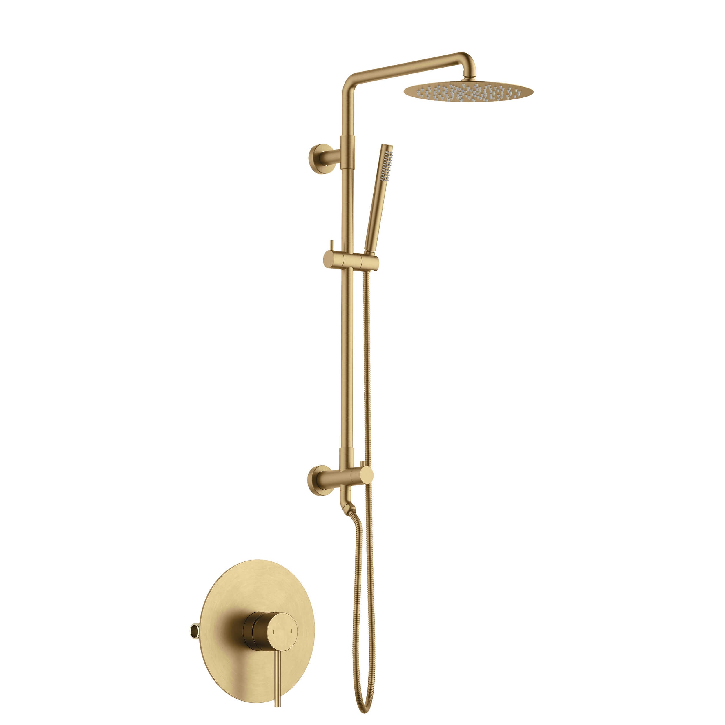 Circular Pressure Balanced 2-Function Shower Column with Rough In Valve KSC403
