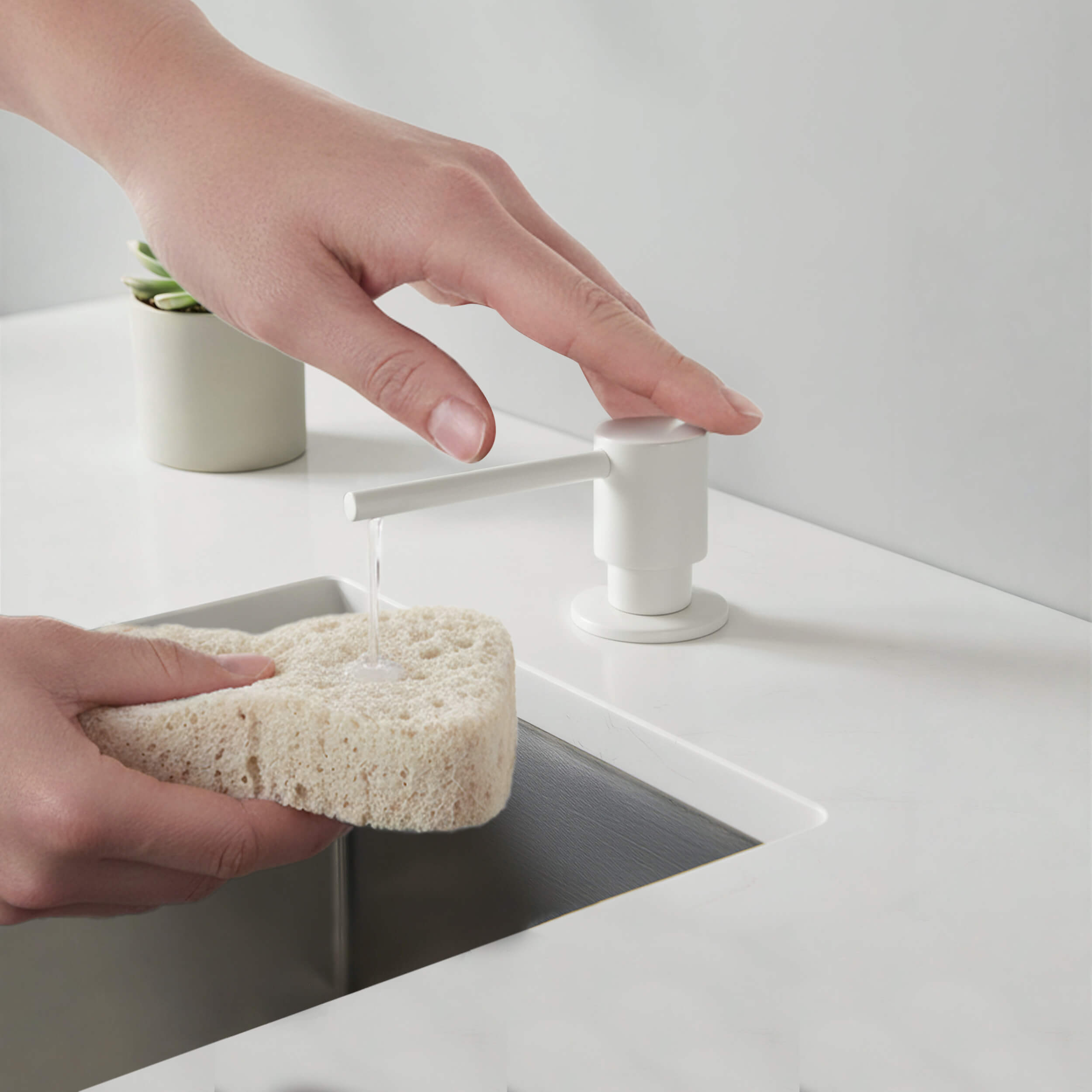 Kitchen Lead Free Solid Brass Construction Soap Dispenser - KSD100