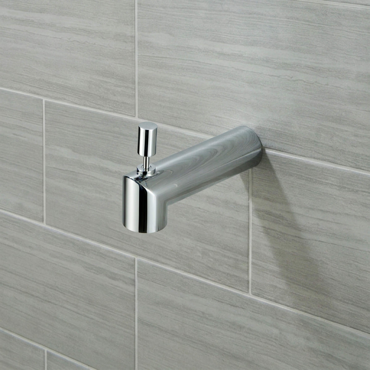 Circular Single Function Pressure Balanced Complete Shower Faucet Set with Tub Spout - KSF4016