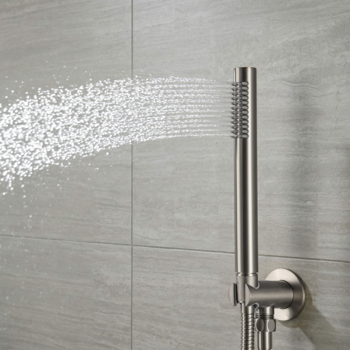 Circular 2-Function Thermostatic Complete Shower Faucet Set - KSF4023