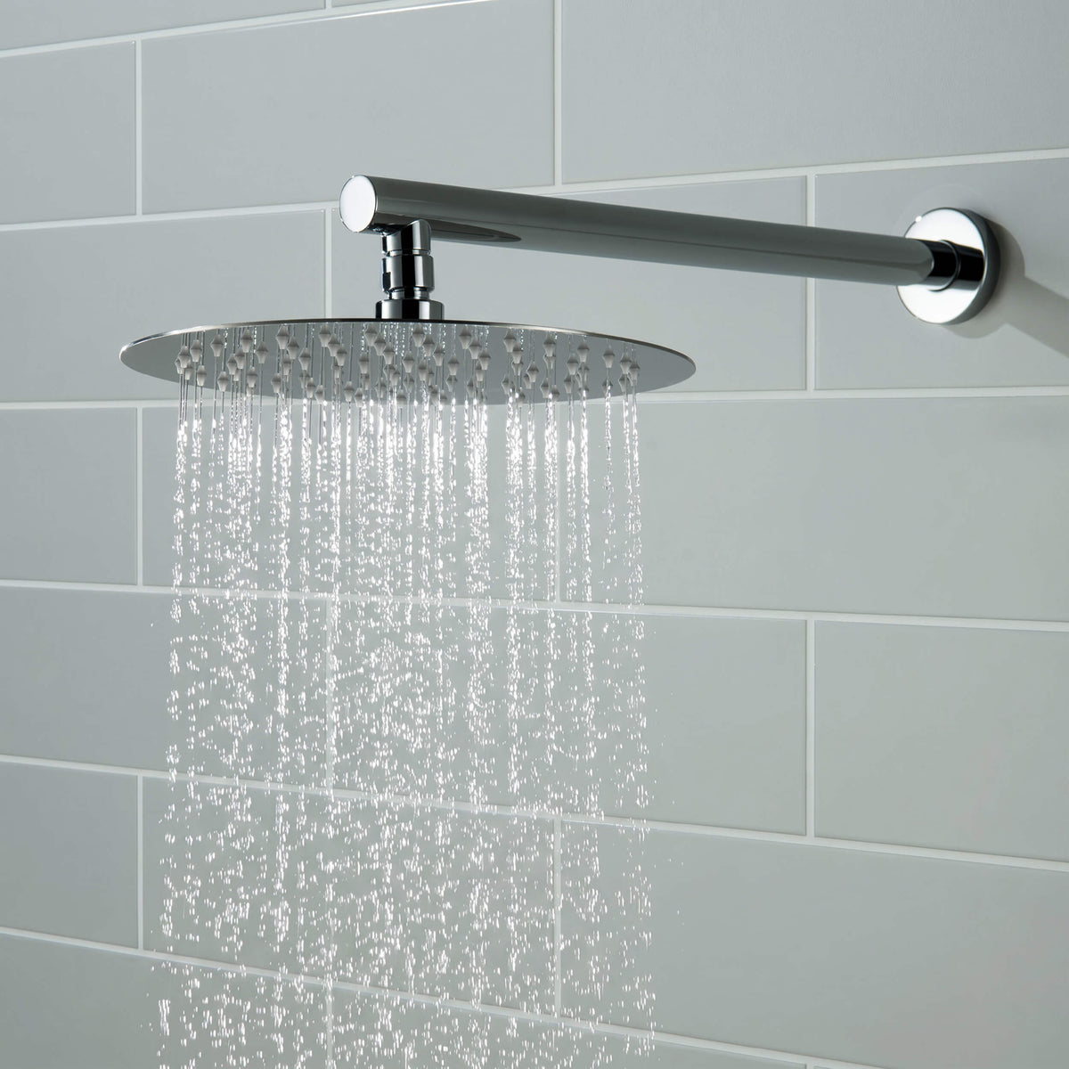 Circular 2-Function Thermostatic Complete Shower Faucet Set - KSF4023