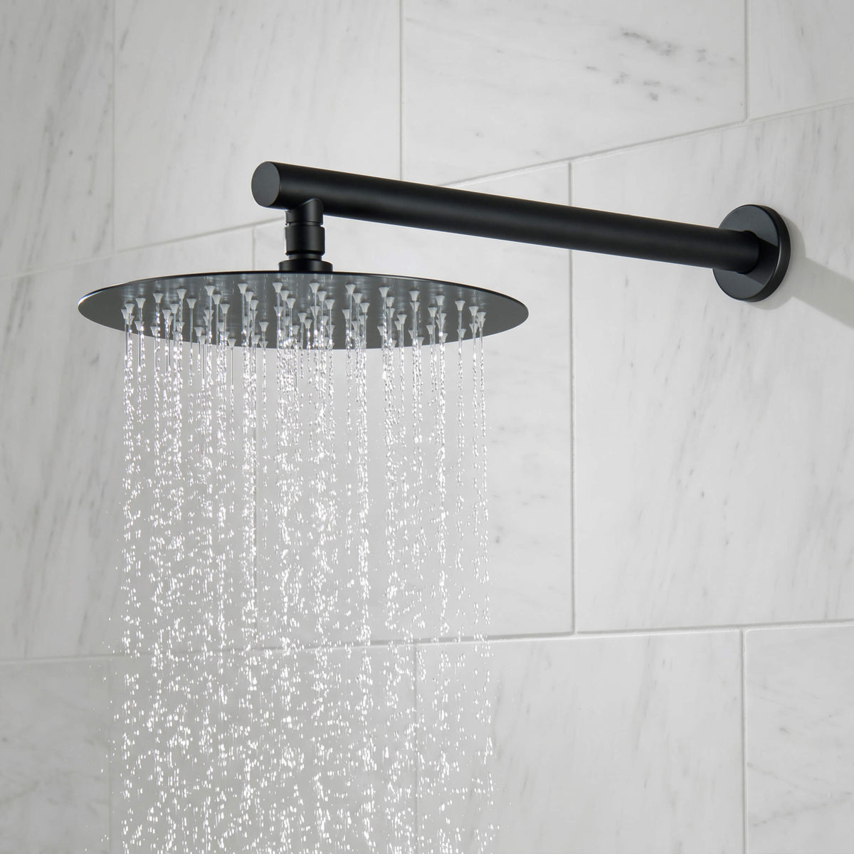 Circular 2-Function Thermostatic Complete Shower Faucet Set - KSF4023