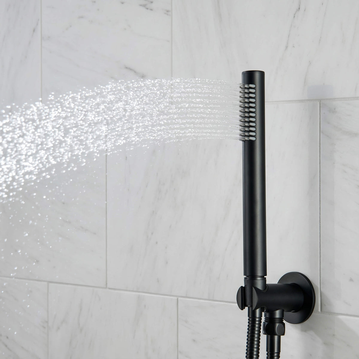 Circular 2-Function Thermostatic Complete Shower Faucet Set - KSF4023
