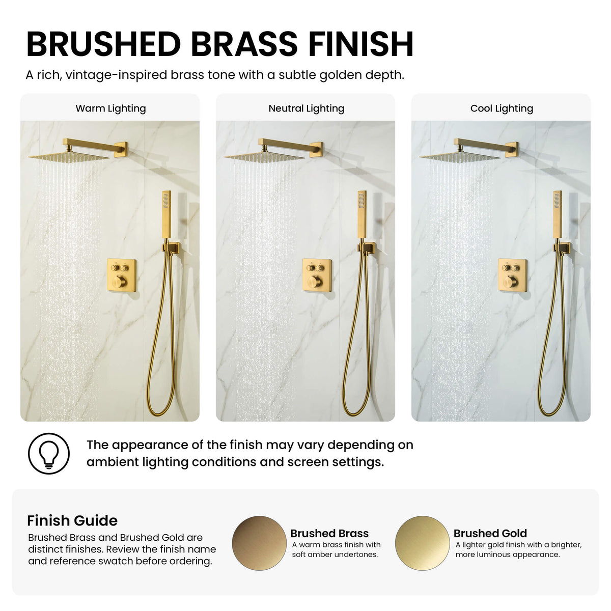 Cube 2-Function Thermostatic Complete Shower Faucet Set - KSF4024