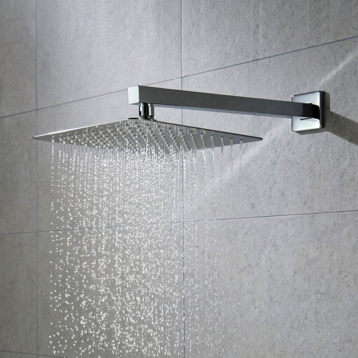 Cube 2-Function Thermostatic Complete Shower Faucet Set - KSF4024