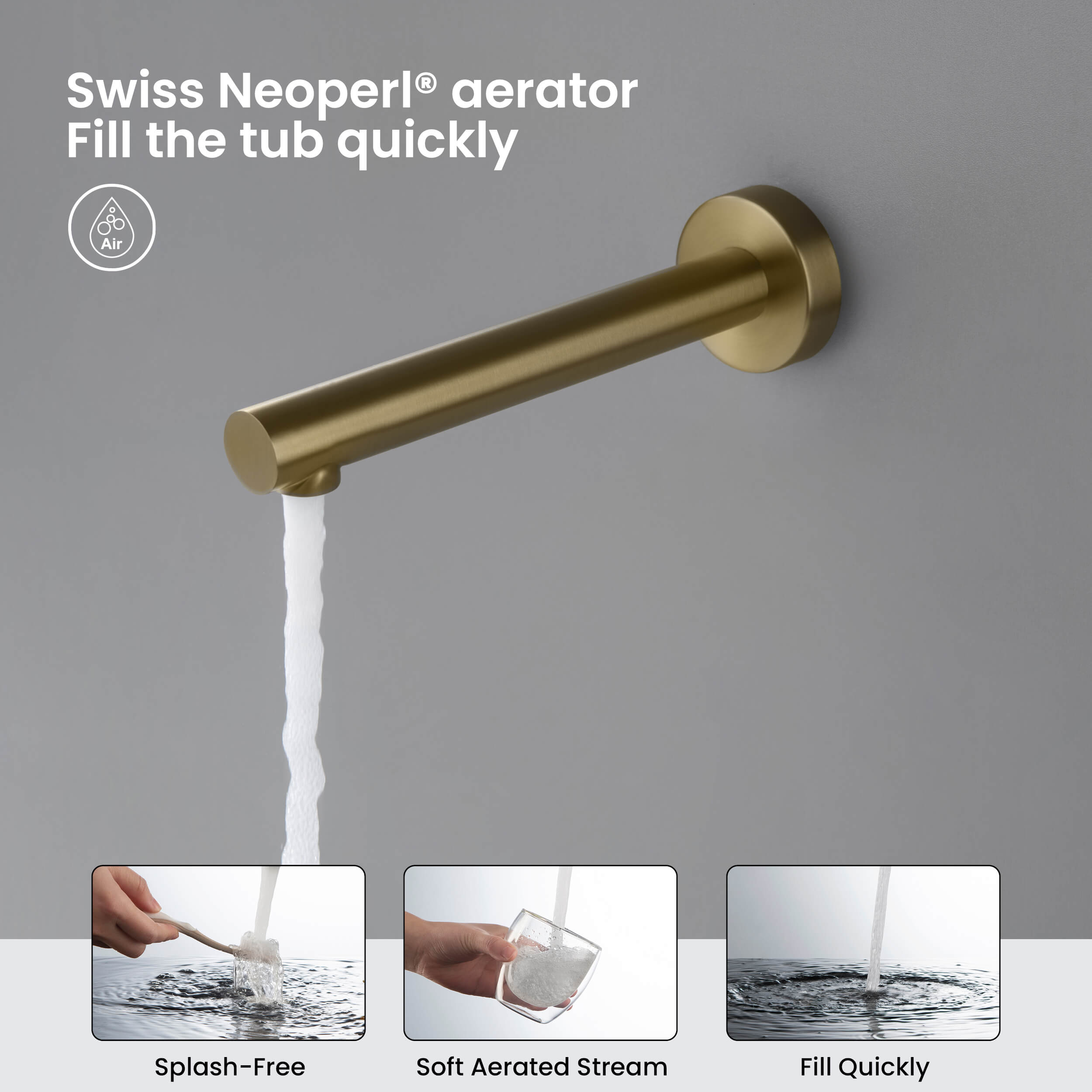 Circular Pressure Balanced 3-Function Shower System with Rough-In Valve KSF404