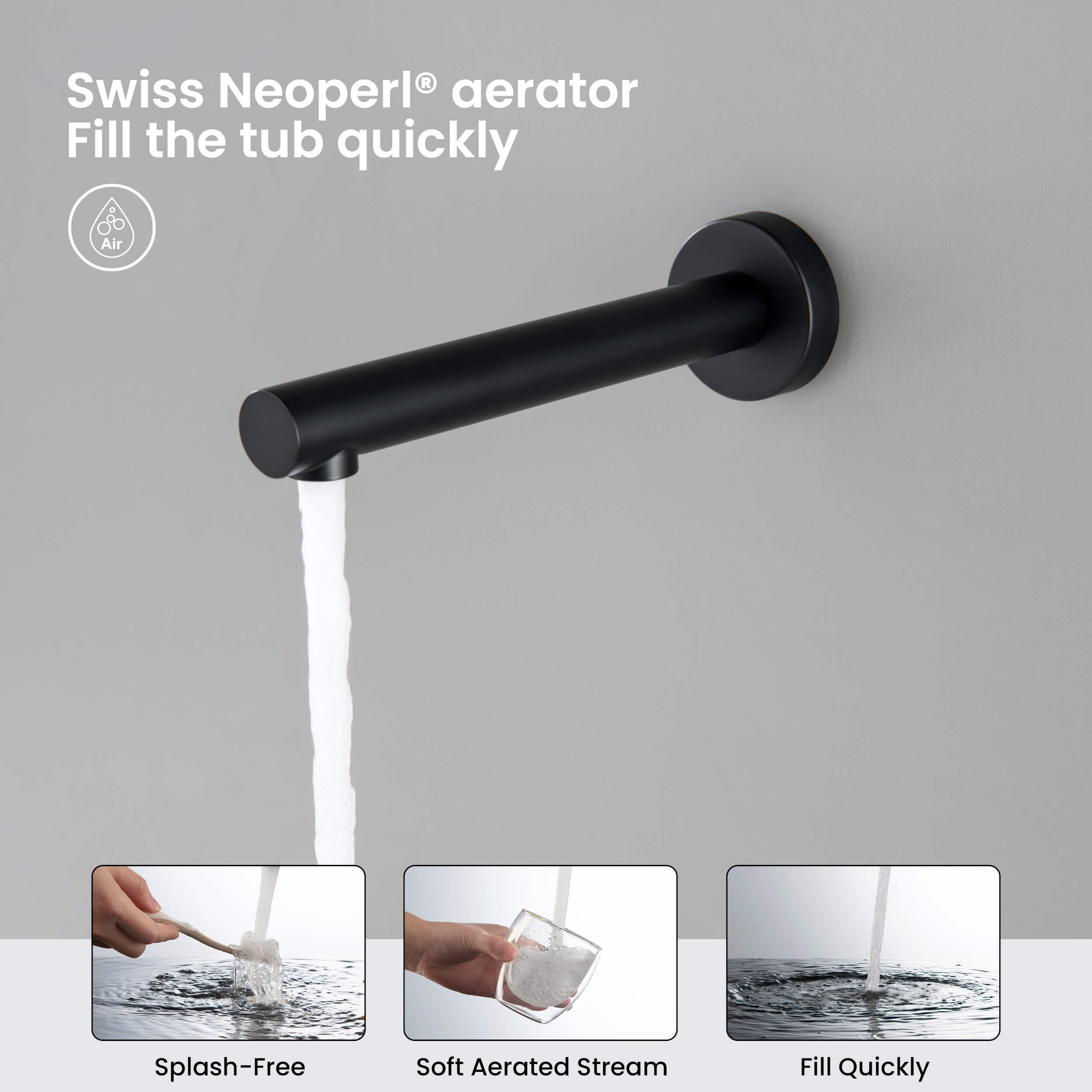 Circular Pressure Balanced 3-Function Shower System with Rough-In Valve KSF404