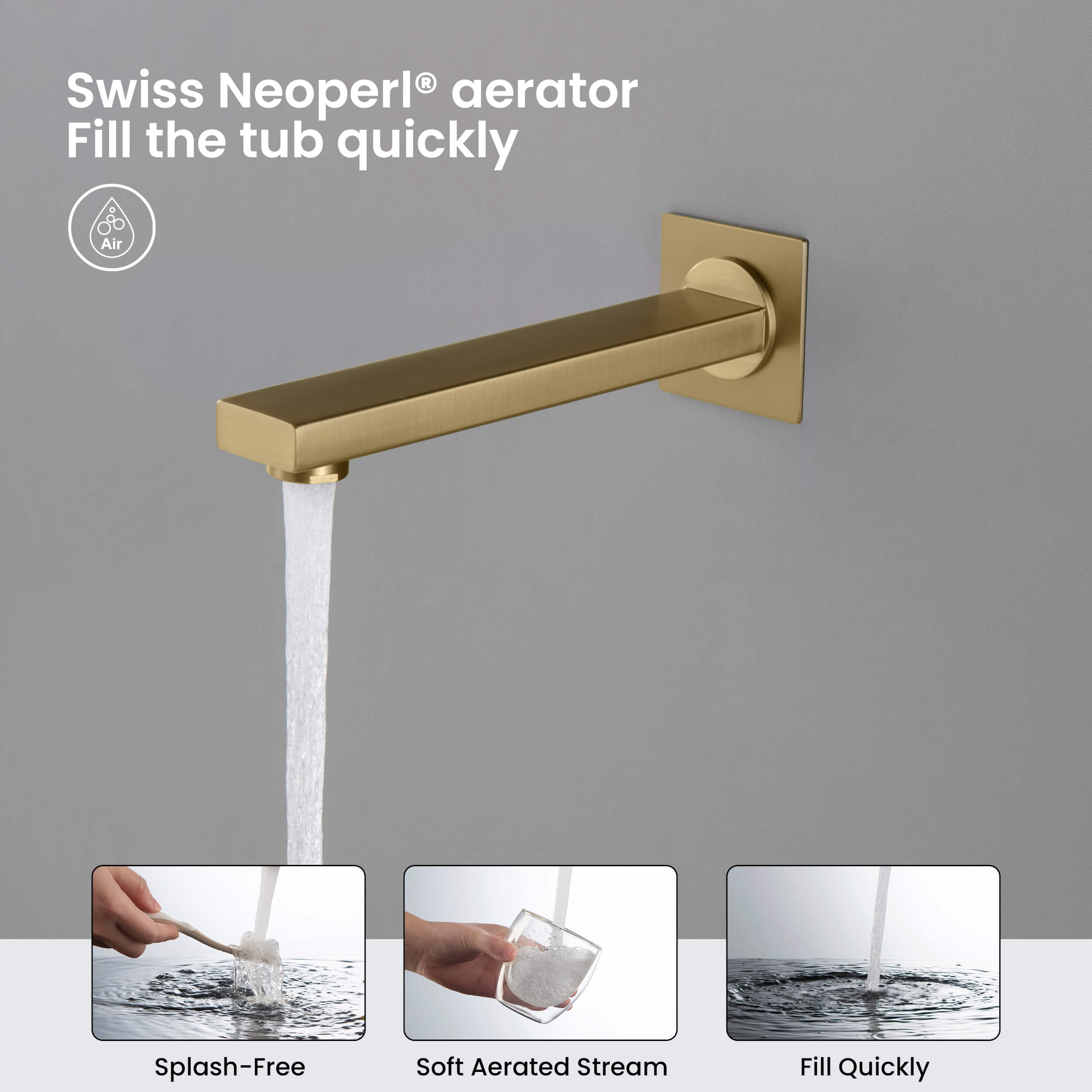 Cube Pressure Balanced 3-Function Shower System with Rough-In Valve KSF406
