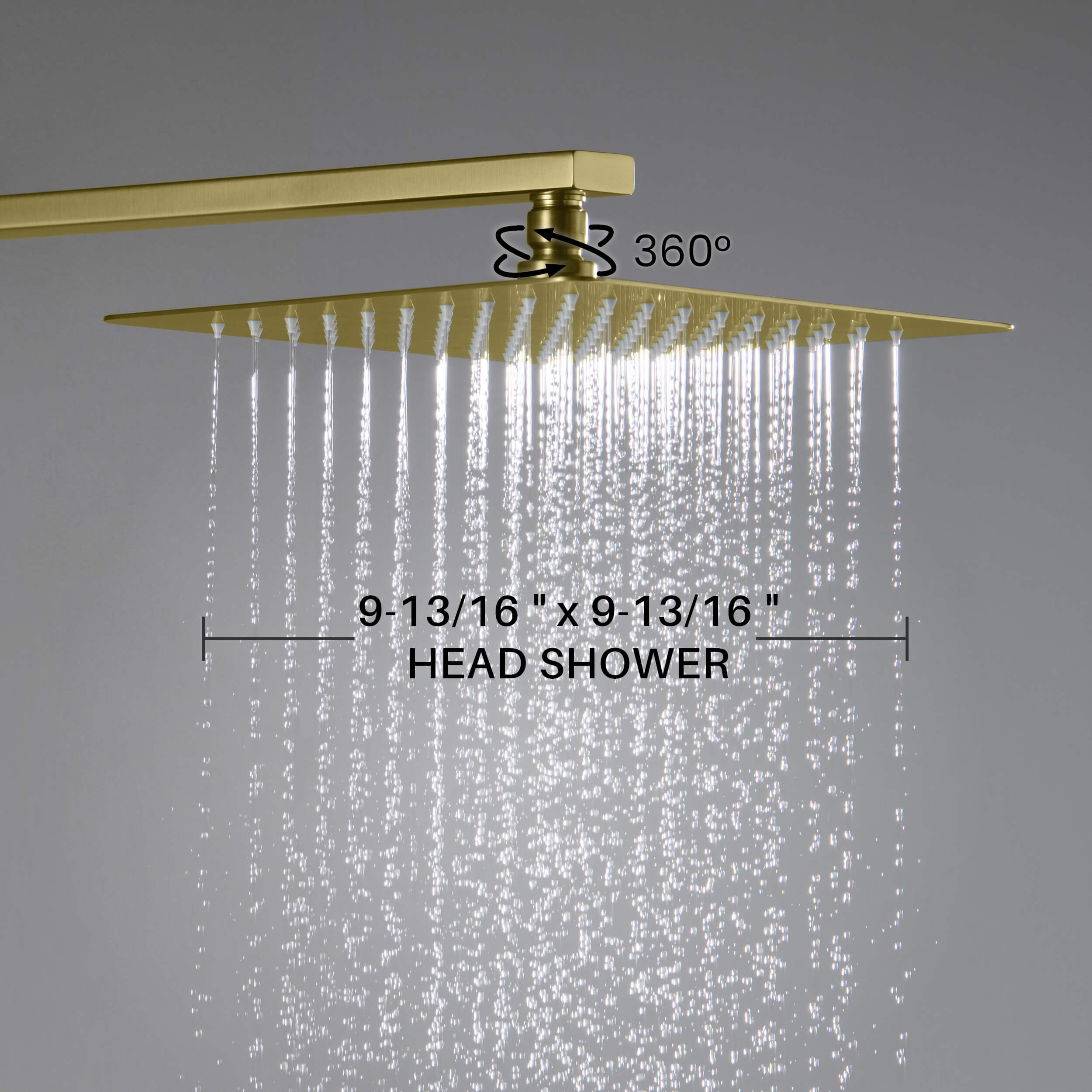 Cube Pressure Balanced Single Function Shower System with Rough In Valve - KSF411