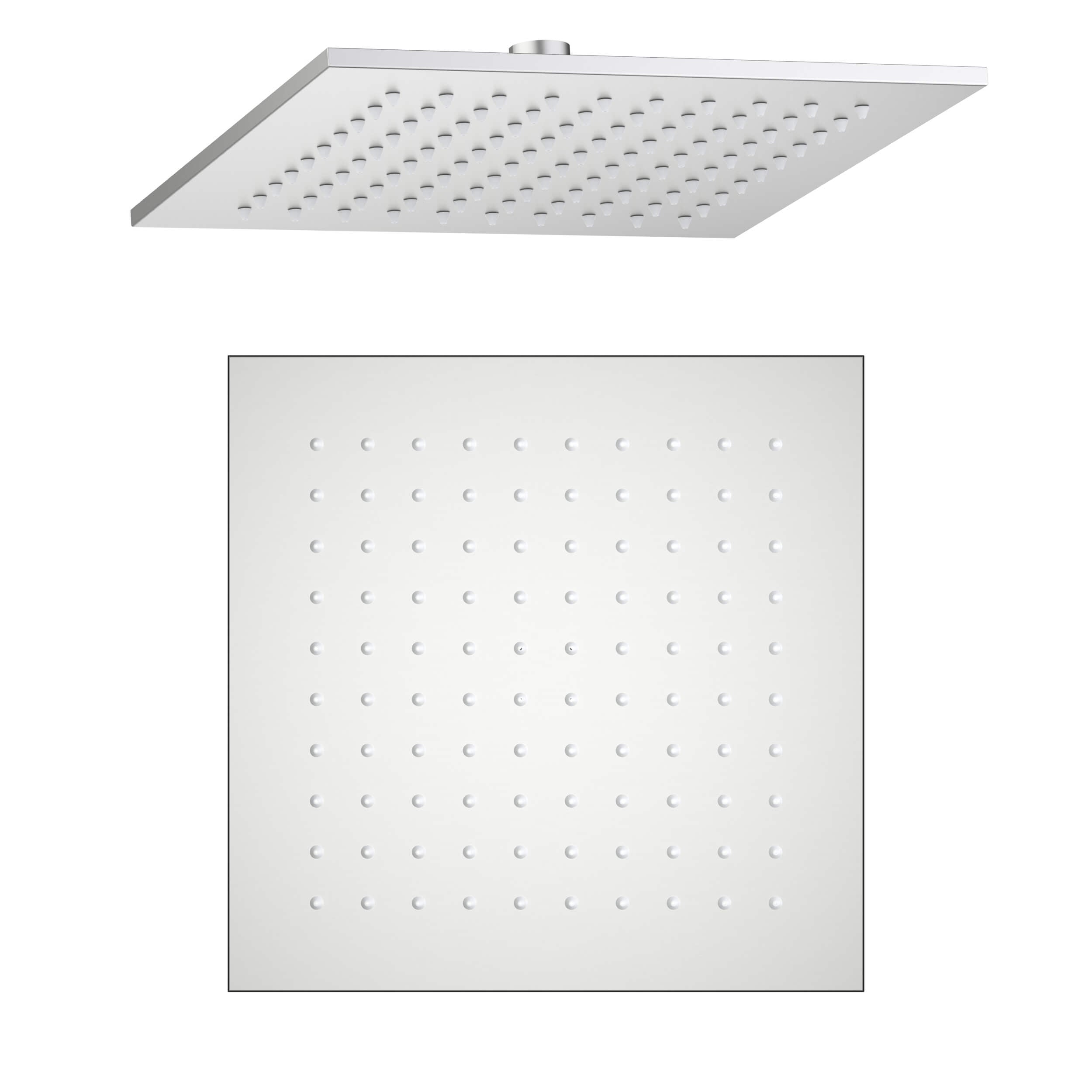 Cube 10" Metal Thin Profile Rain Shower Head 1.75 GPM SH1004