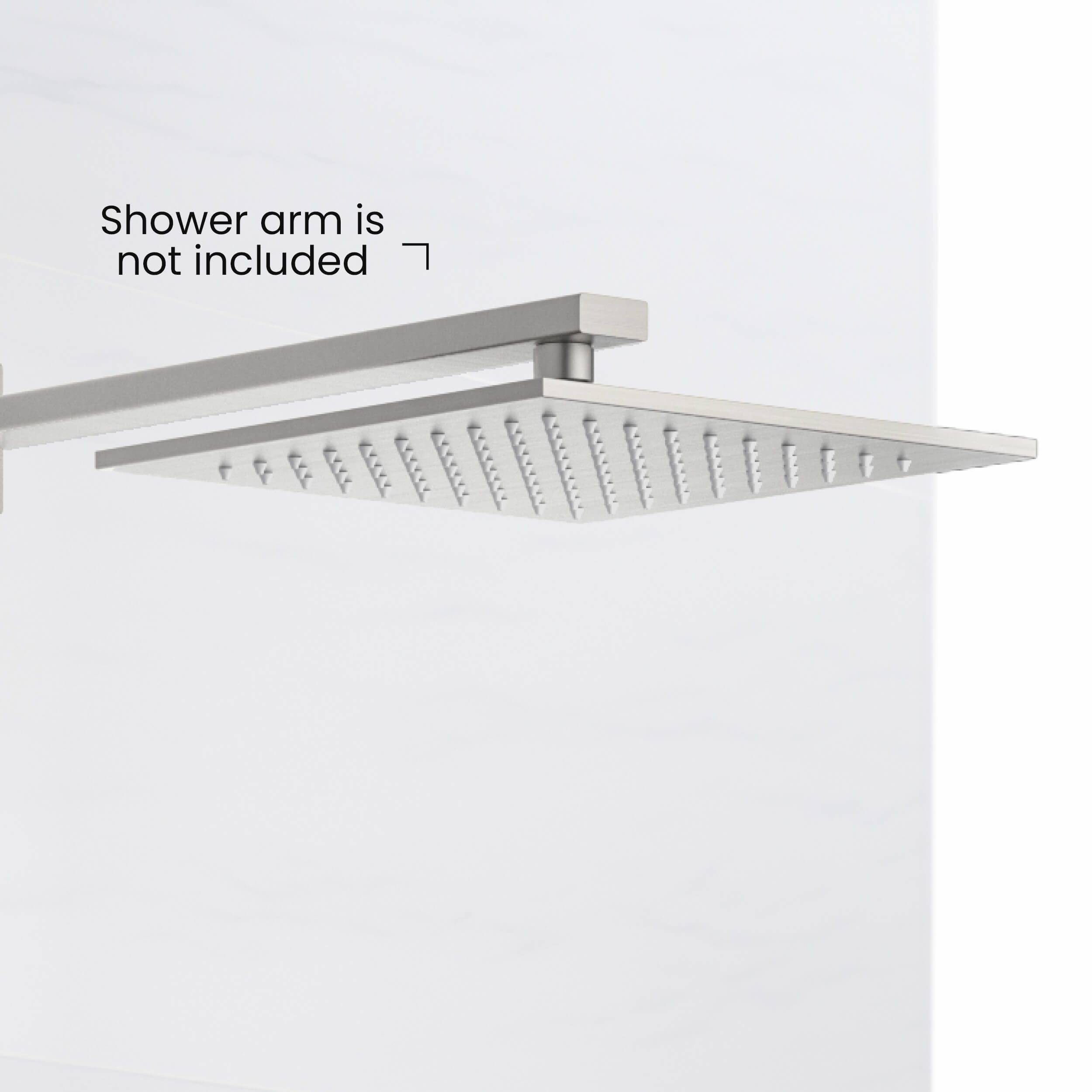 Cube 10" Metal Thin Profile Rain Shower Head 1.75 GPM SH1004