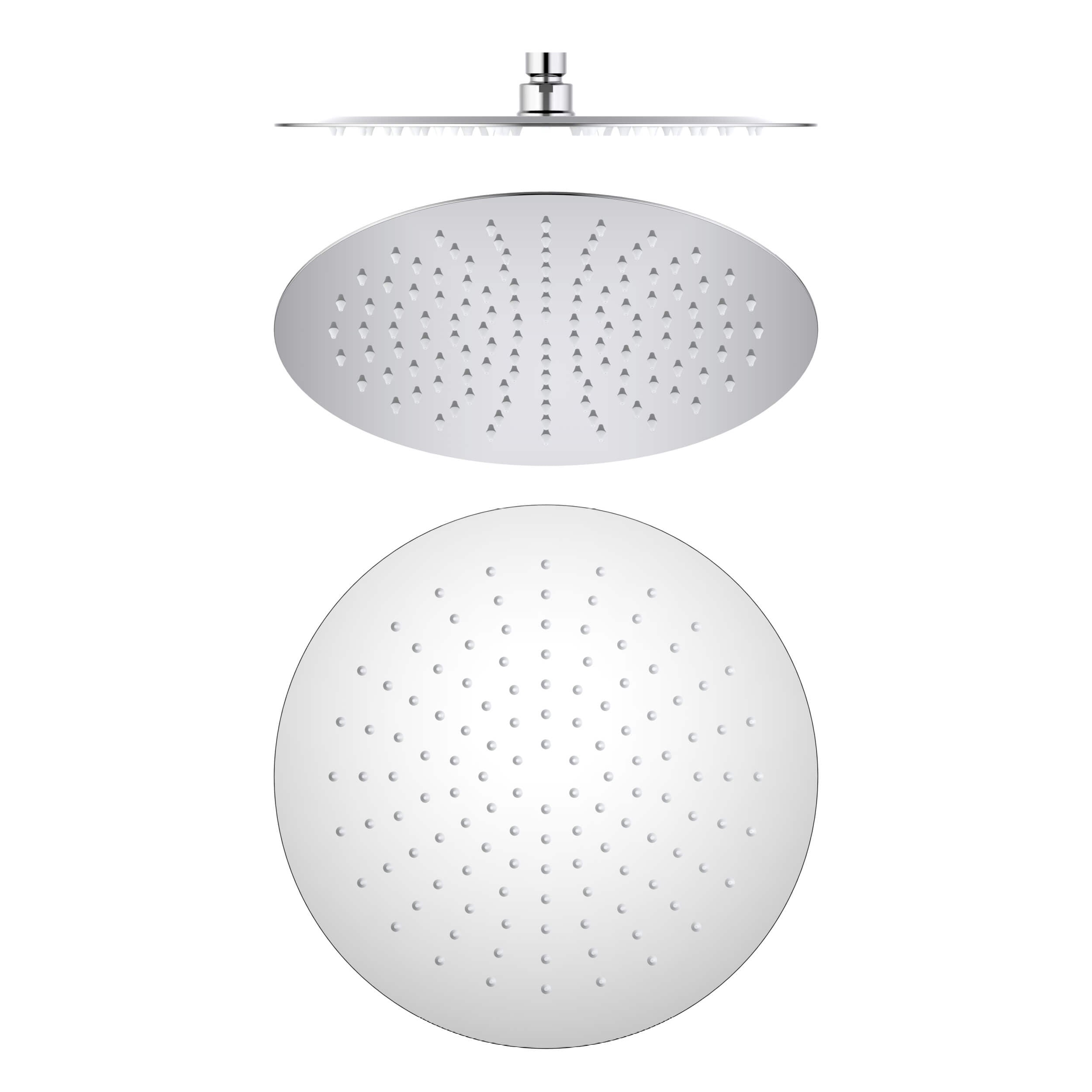 Circular 12" Metal Ultra Thin Profile Rain Shower Head 1.75 GPM SH1201