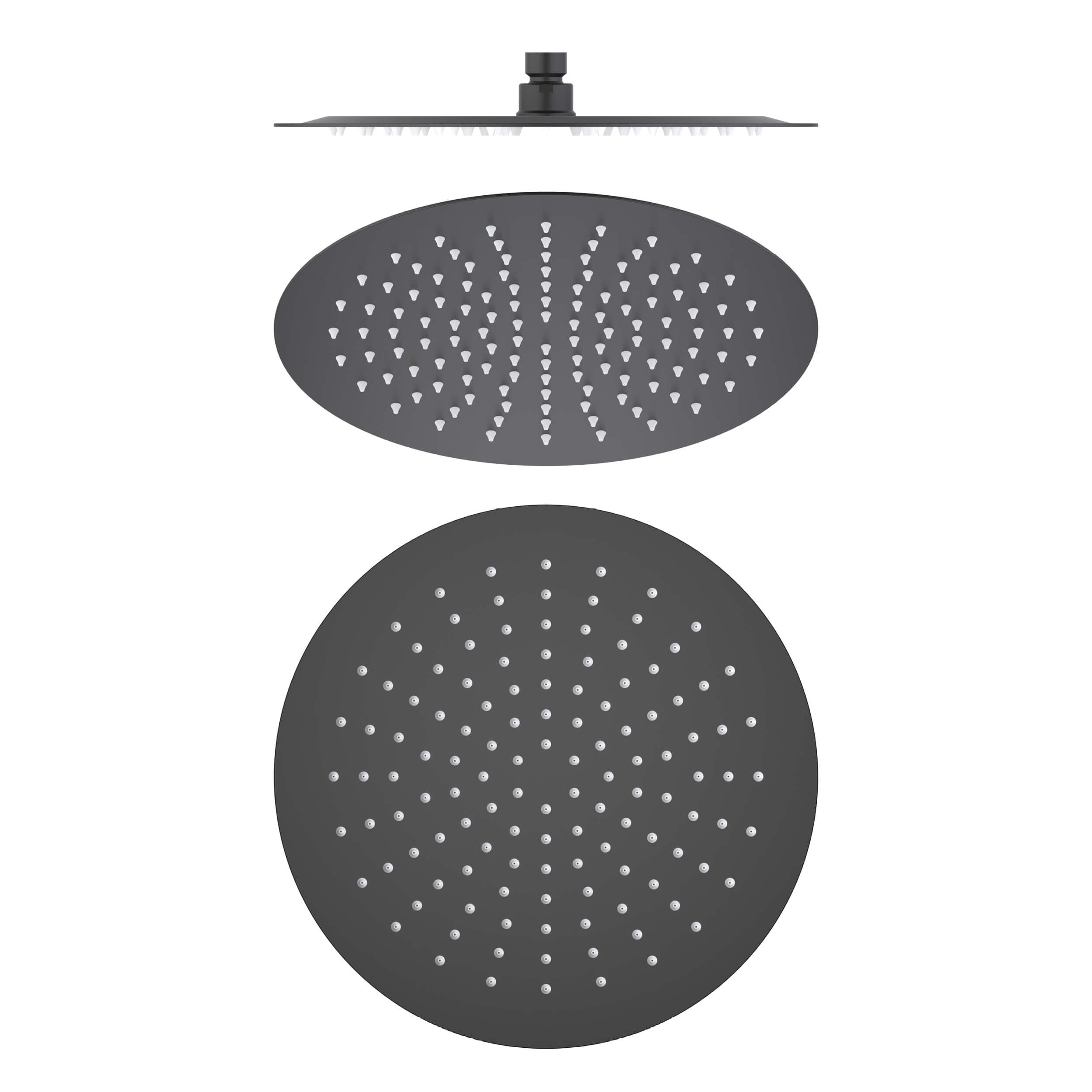 Circular 12" Metal Ultra Thin Profile Rain Shower Head 1.75 GPM SH1201