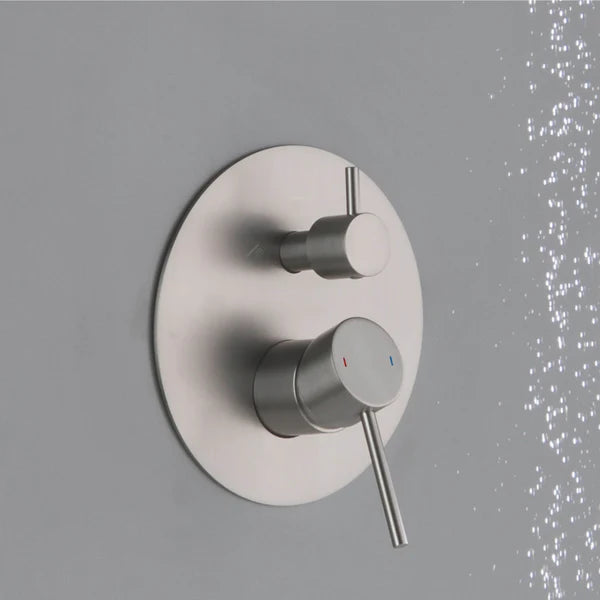 Circular 2 Function Rough-in Valve Trim Plate - SVT1-2