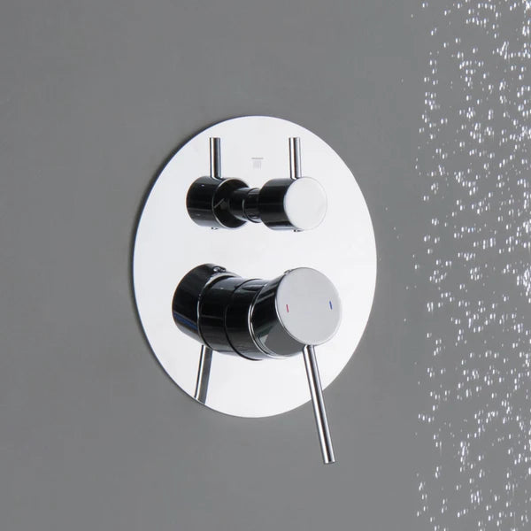 Circular 2 Function Rough-in Valve Trim Plate - SVT1-2