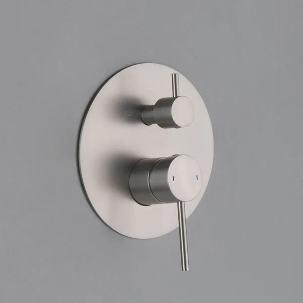 Circular 3 Function Rough-in Valve Trim Plate - SVT1-3