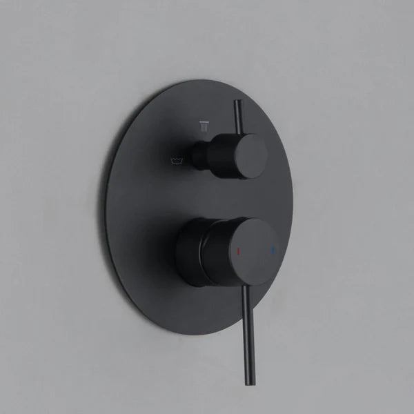 Circular 3 Function Rough-in Valve Trim Plate - SVT1-3