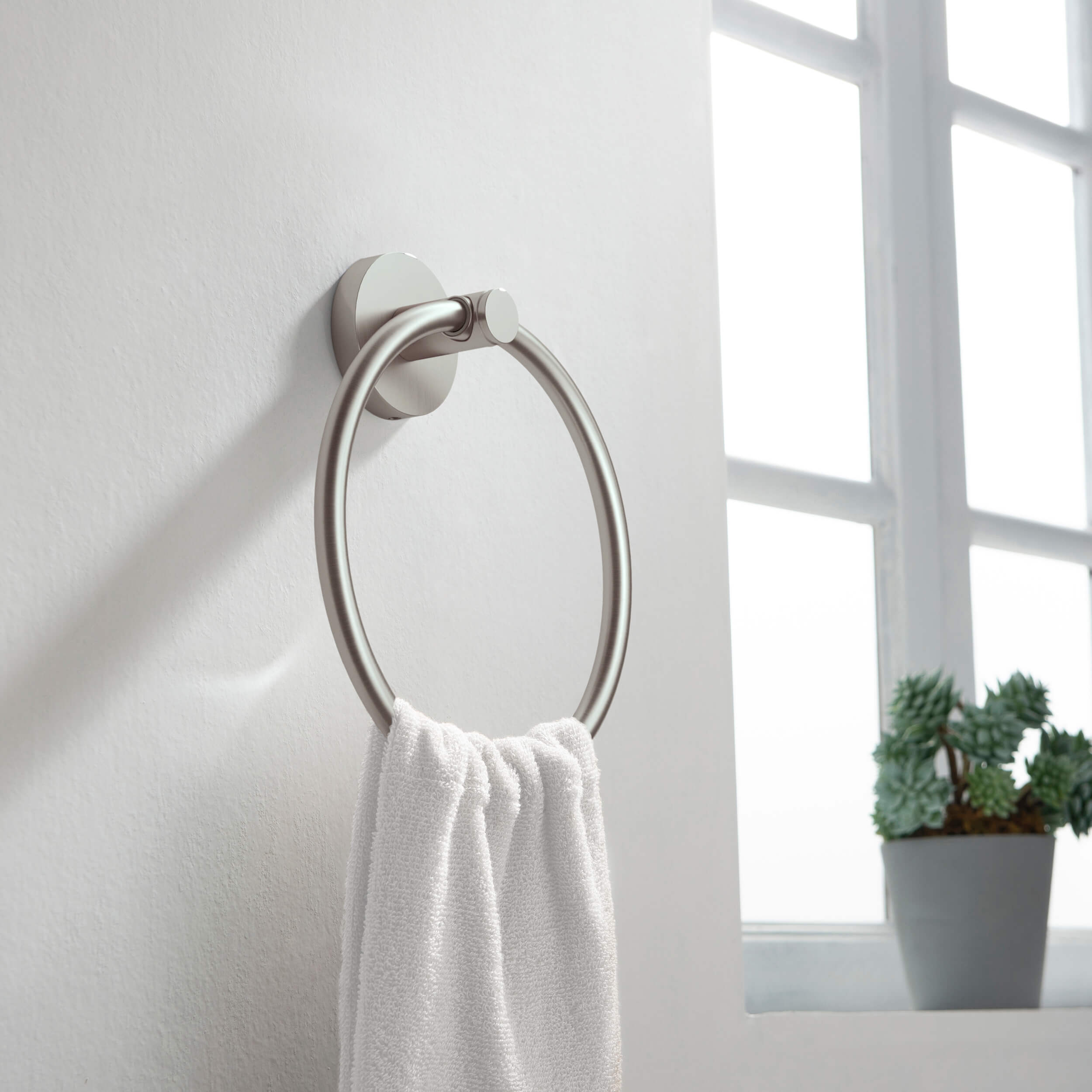 Circular 2-Piece Bathroom Hardware Set - C-KBA14-2-2