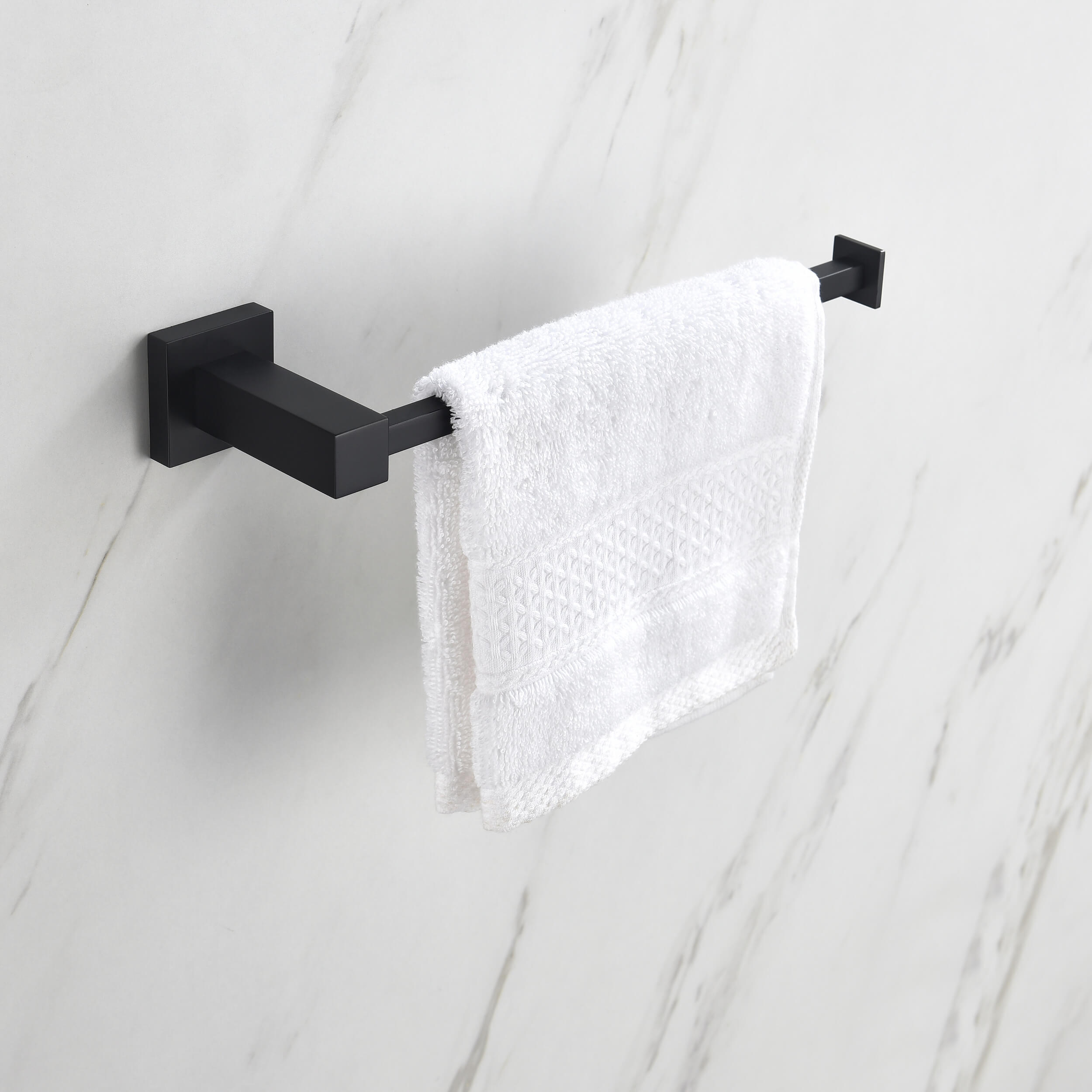 Cube 2-Piece Bathroom Hardware Set - C-KBA15-2-1