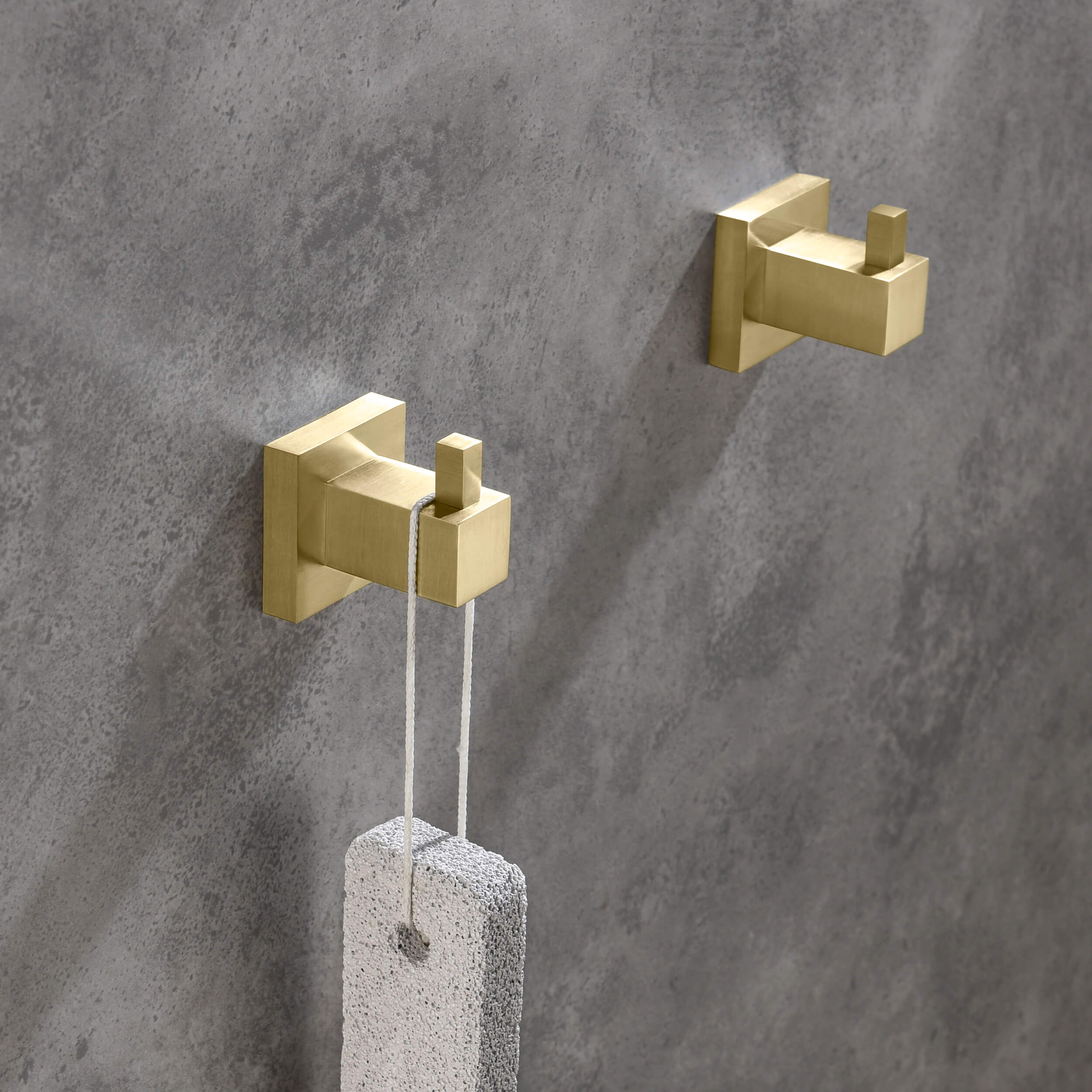 Cube 4-Piece Bathroom Hardware Set - C-KBA15-4-1