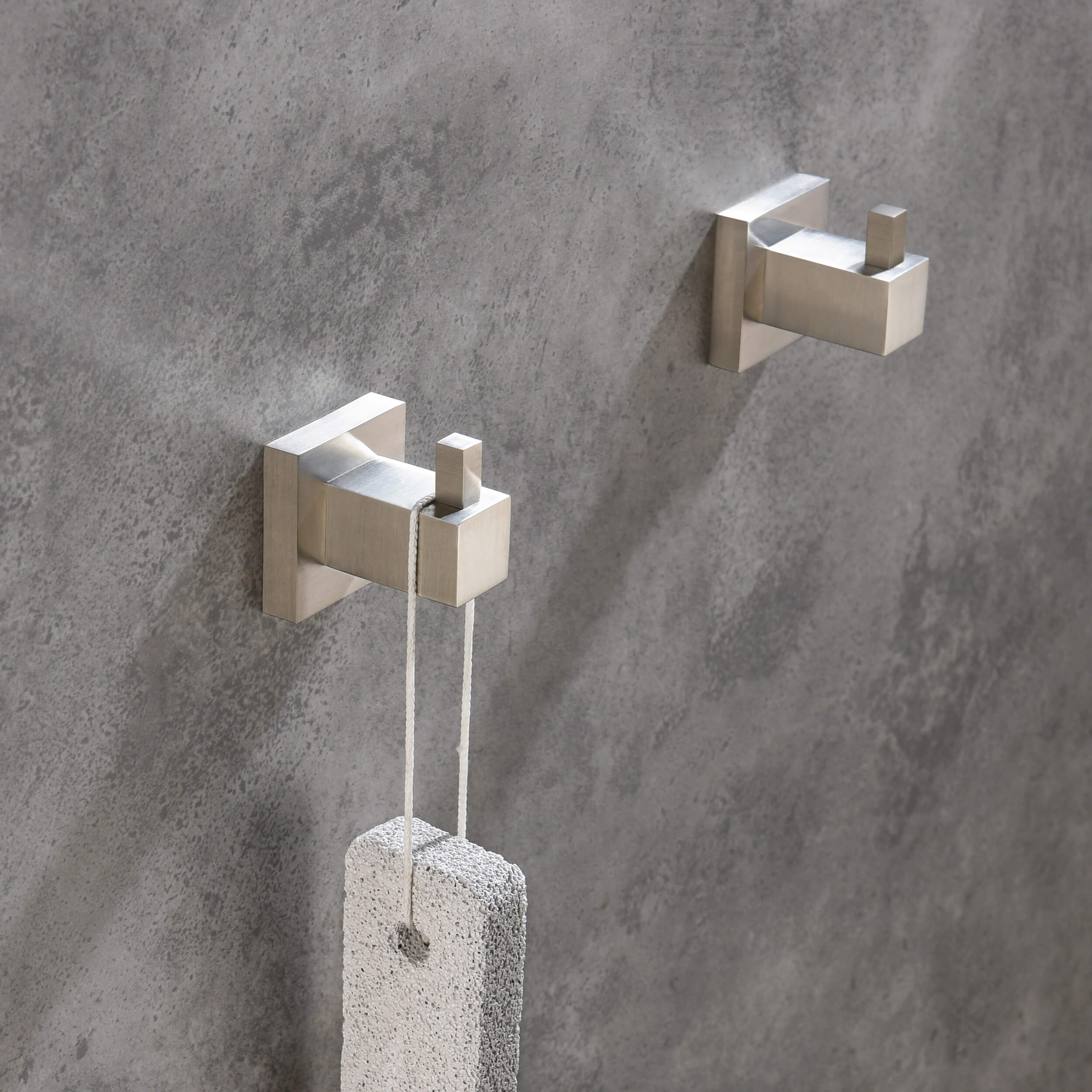 Cube 4-Piece Bathroom Hardware Set - C-KBA15-4-1