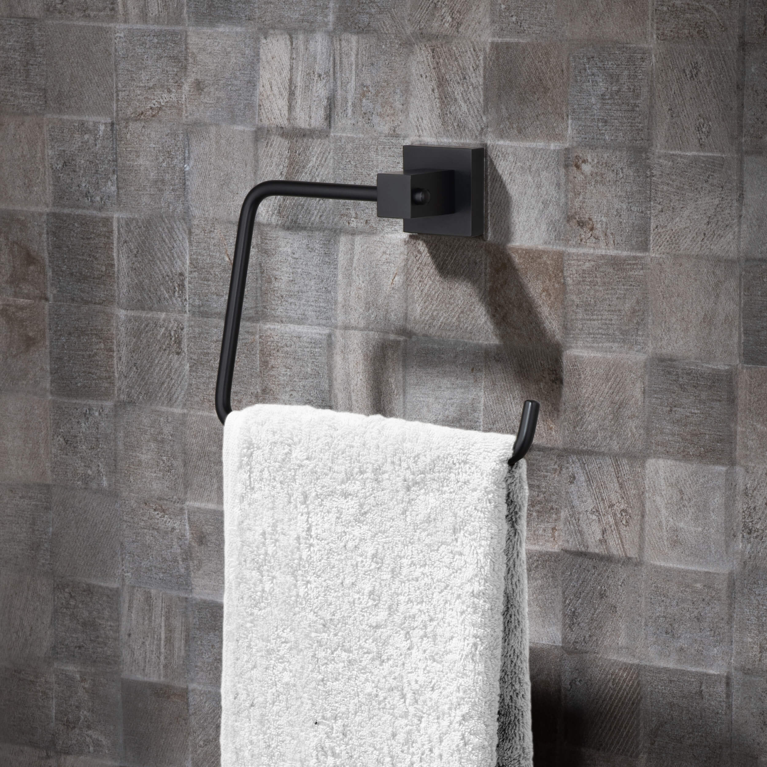 Cube 4-Piece Bathroom Hardware Set - C-KBA15-4-1