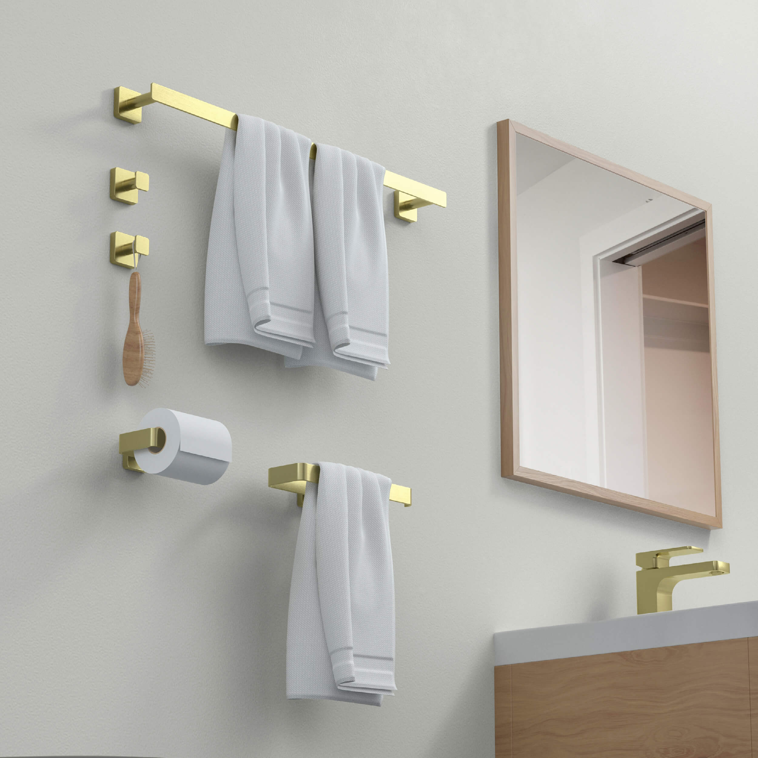 Blaze 5-Piece Bathroom Hardware Set - C-KBA16-5