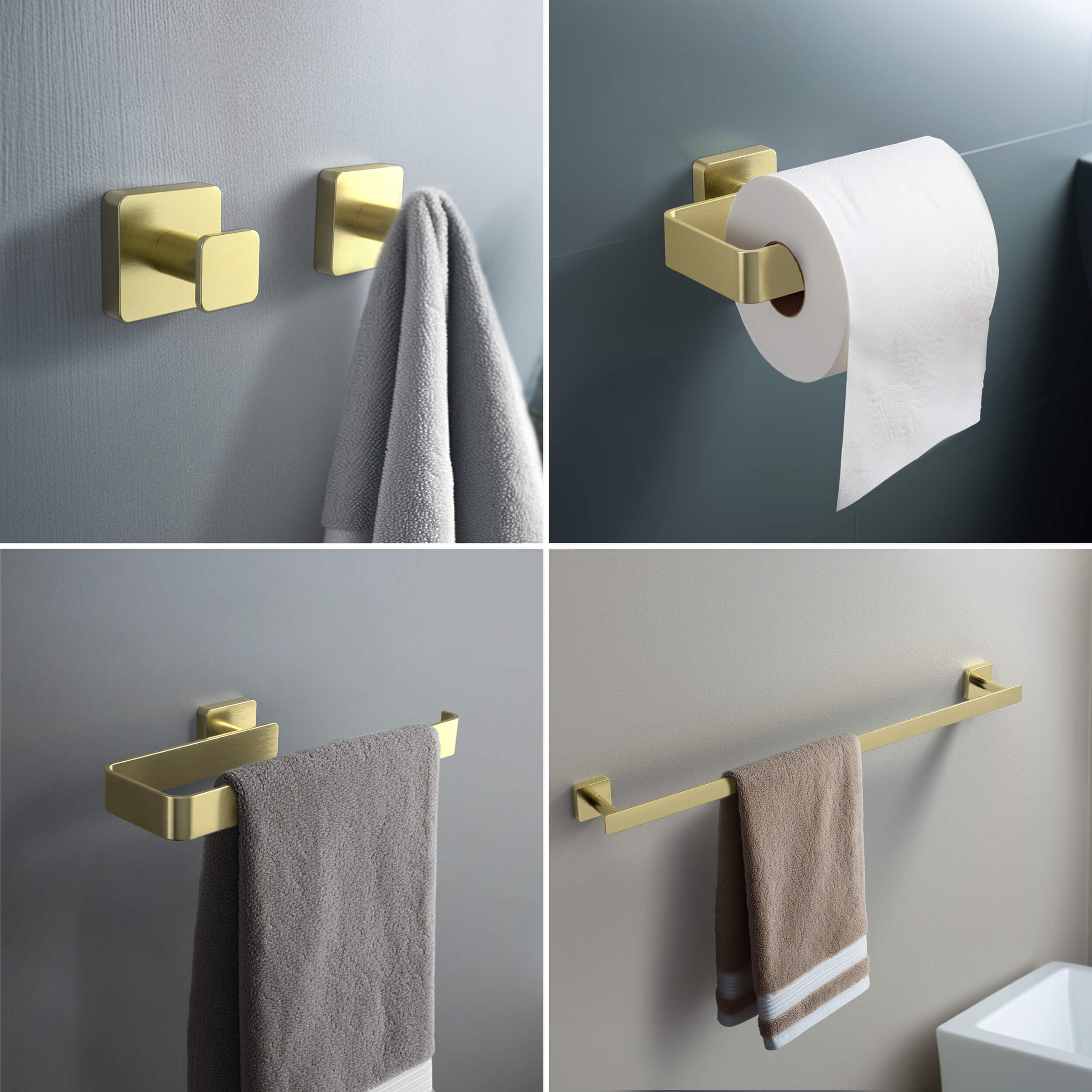 Blaze 5-Piece Bathroom Hardware Set - C-KBA16-5