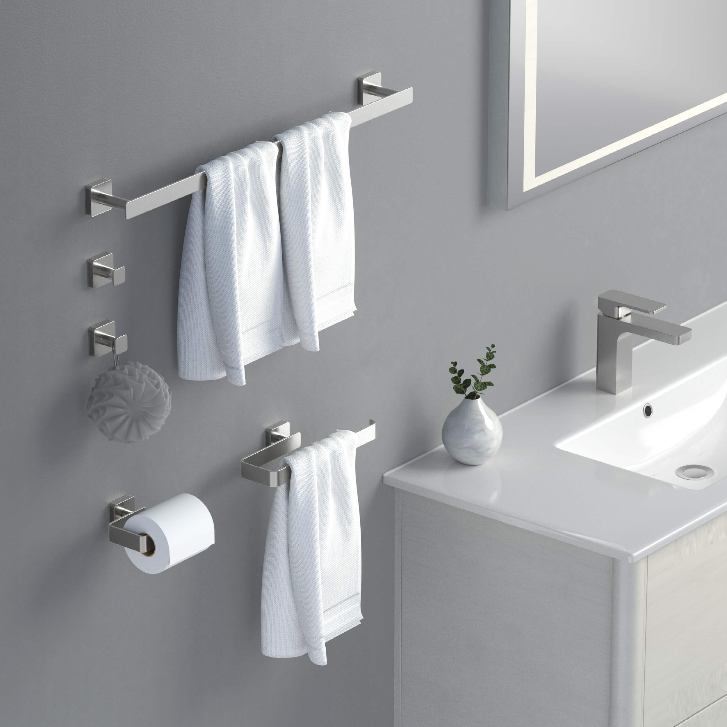 Blaze 5-Piece Bathroom Hardware Set - C-KBA16-5