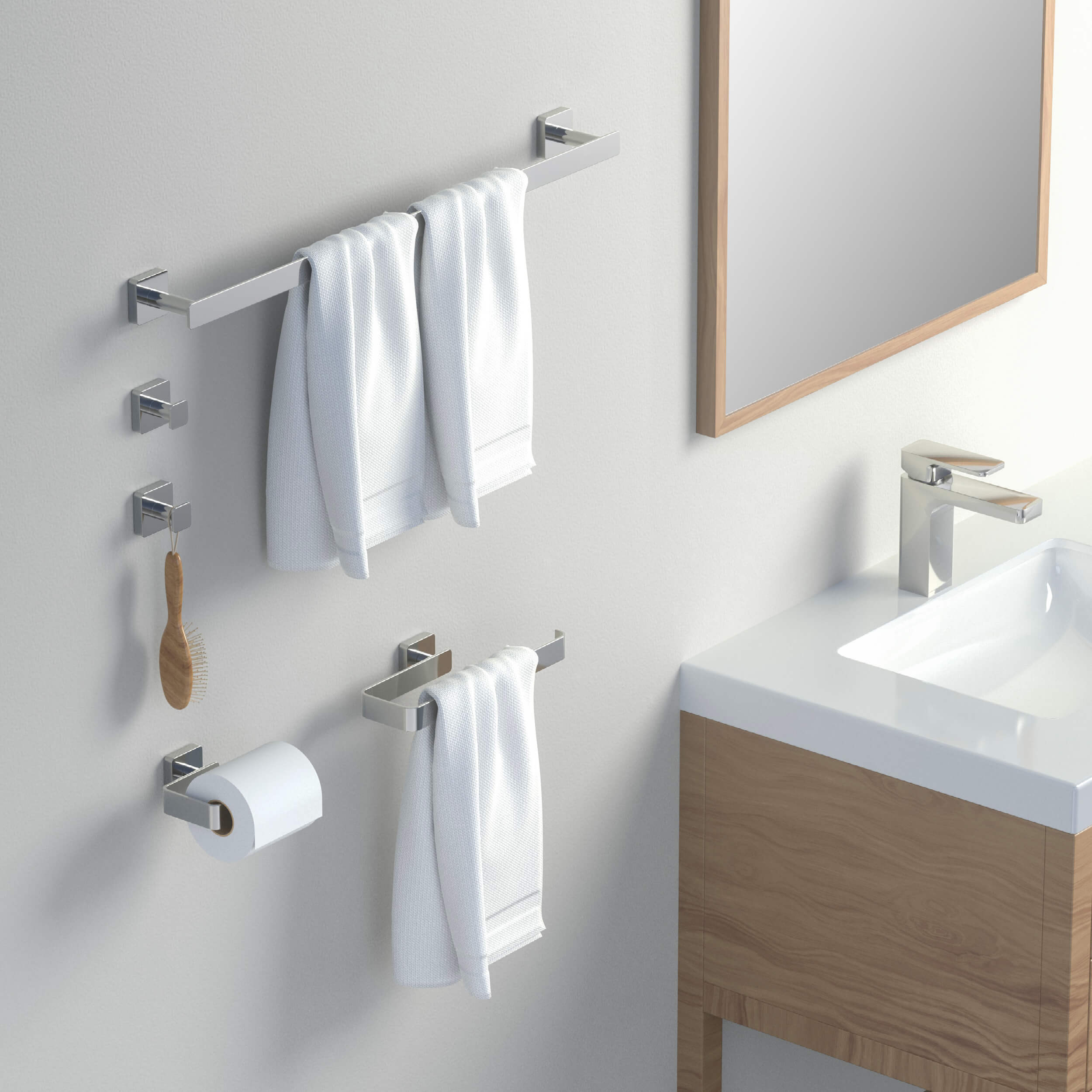 Blaze 5-Piece Bathroom Hardware Set - C-KBA16-5