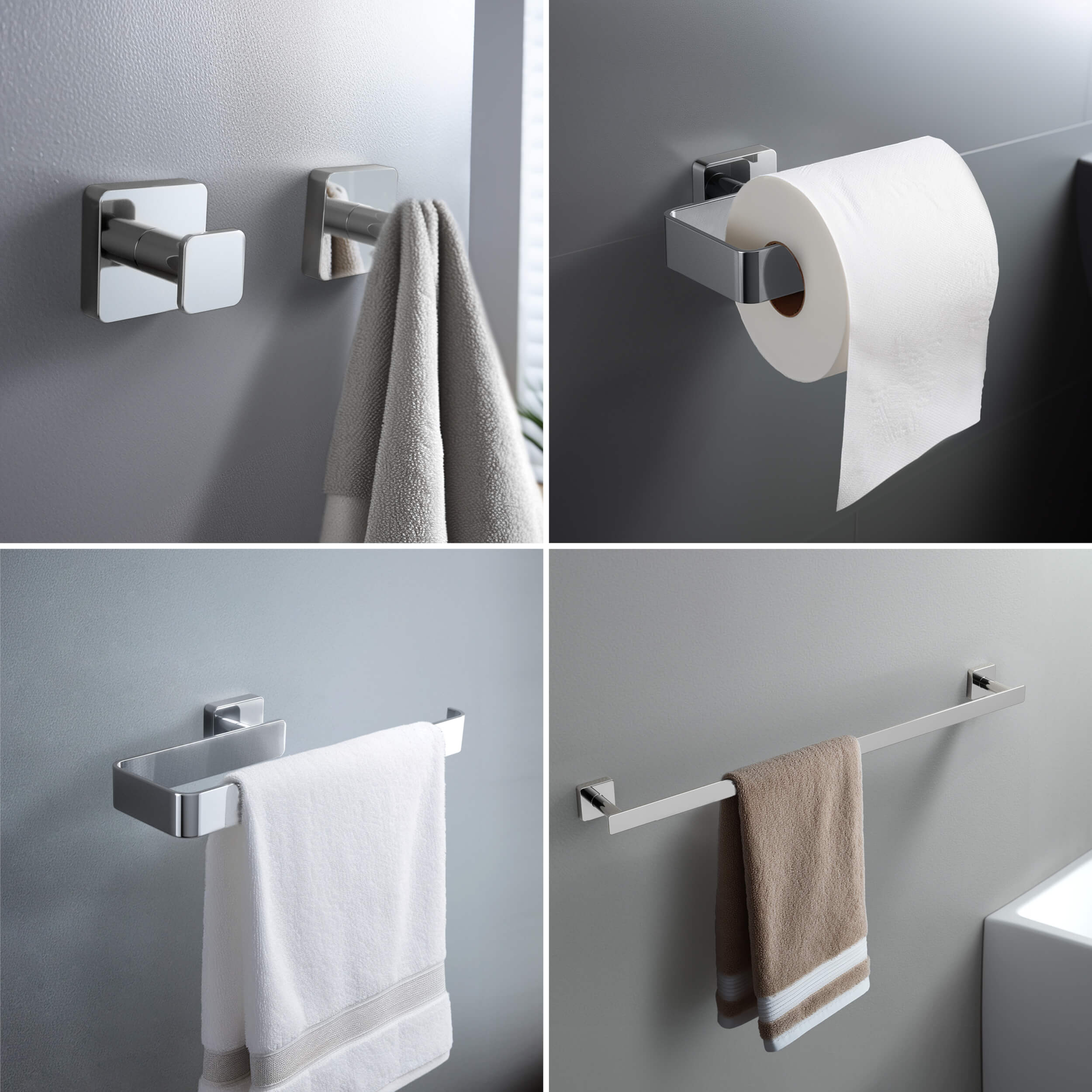 Blaze 5-Piece Bathroom Hardware Set - C-KBA16-5