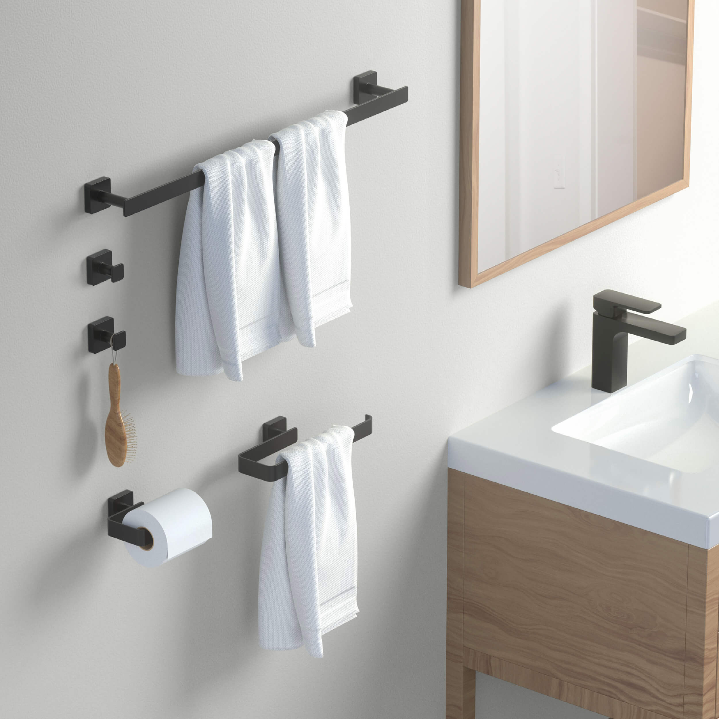 Blaze 5-Piece Bathroom Hardware Set - C-KBA16-5